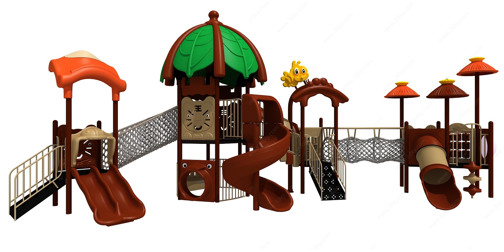 大型玩具儿童设施3D模型