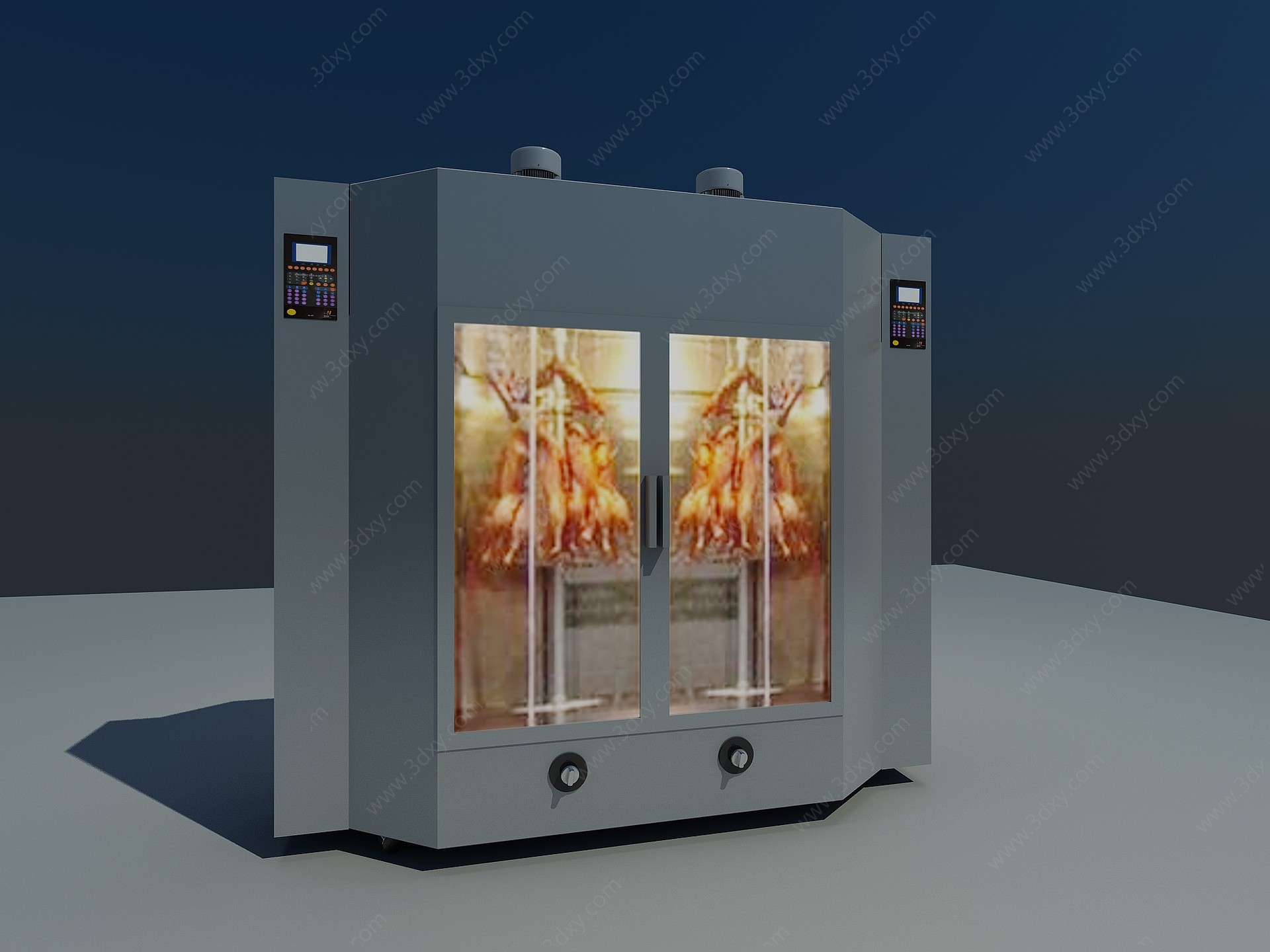 现代烤鸭炉烤炉3D模型
