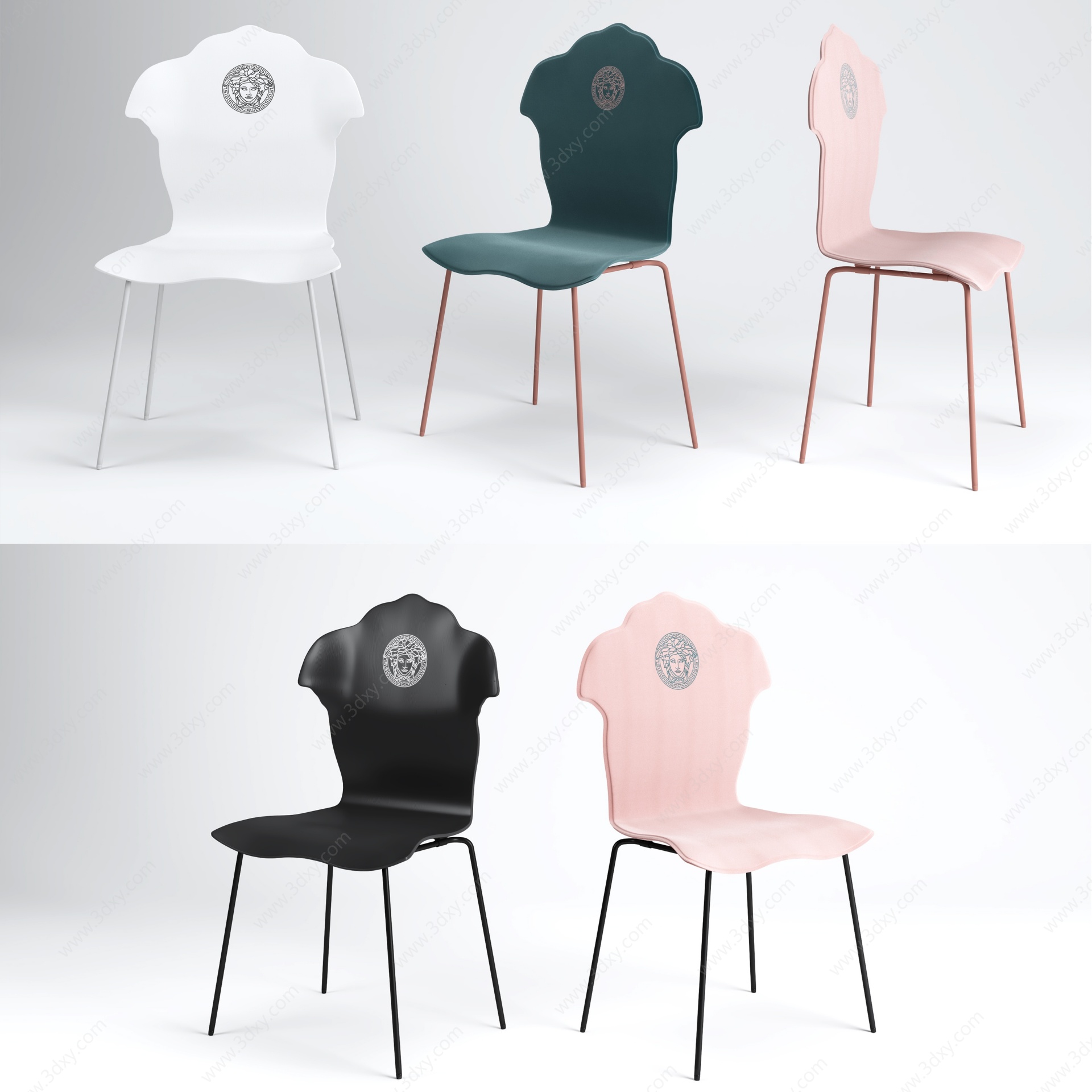 北欧餐椅个性餐椅3D模型
