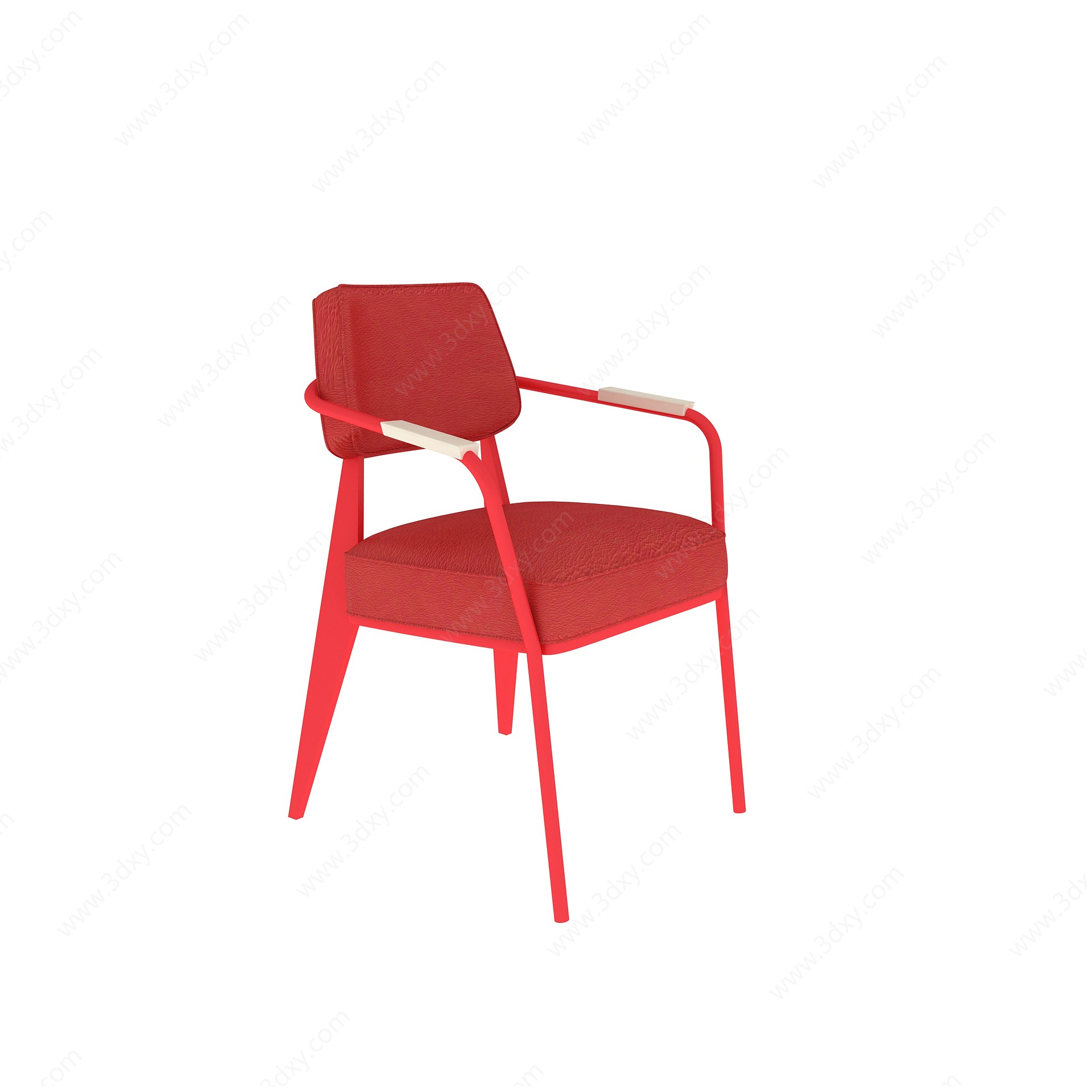 现代餐厅扶手椅子3D模型