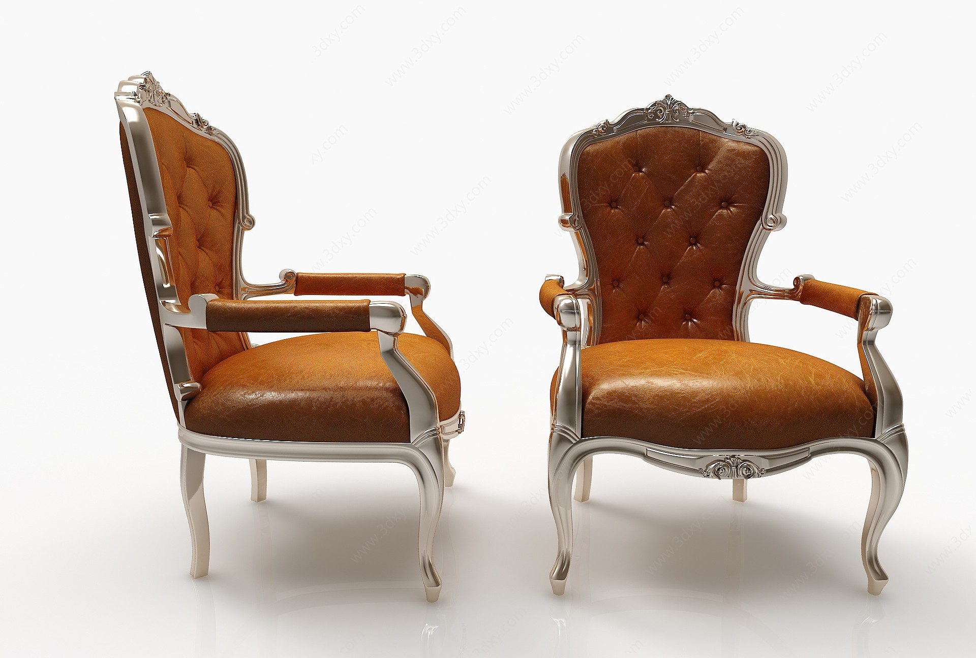 美式椅子3D模型