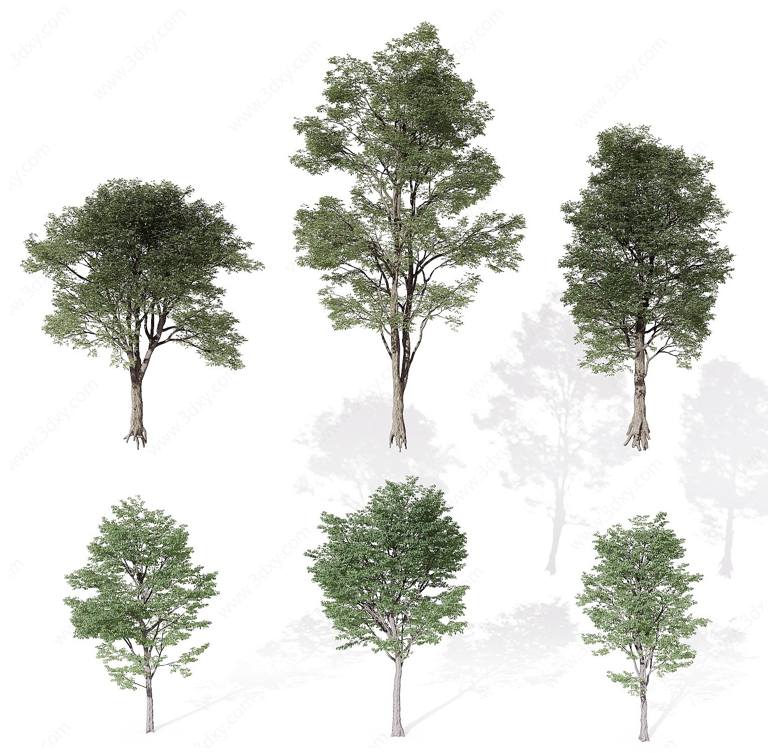 现代树树池3D模型