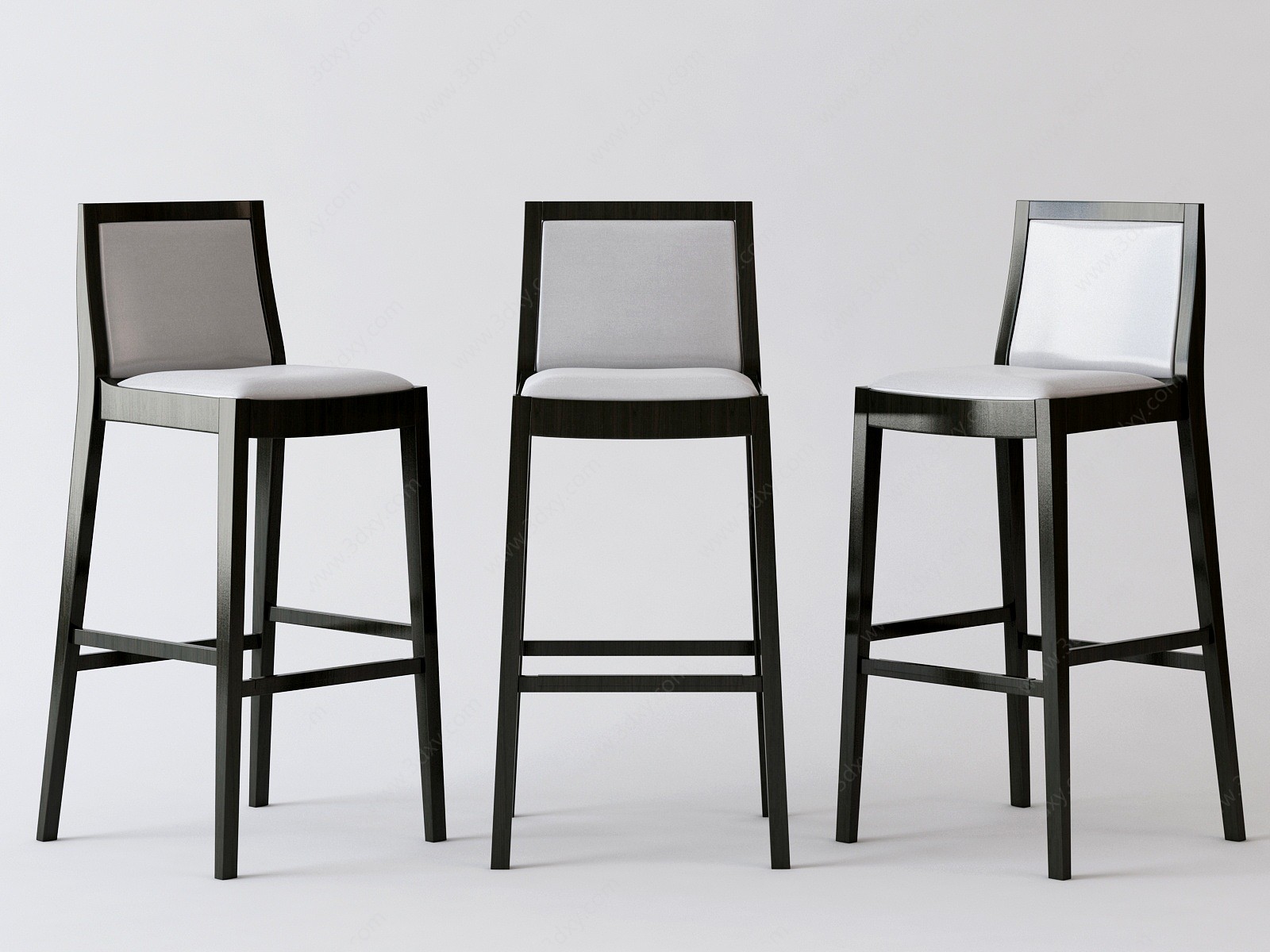 新中式吧椅吧凳3D模型