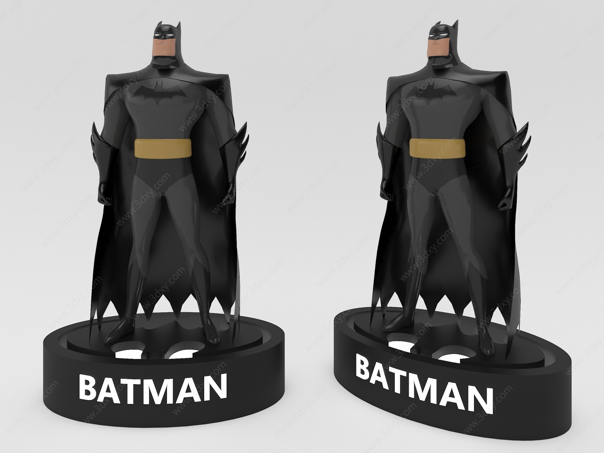 现代蝙蝠侠手办3D模型