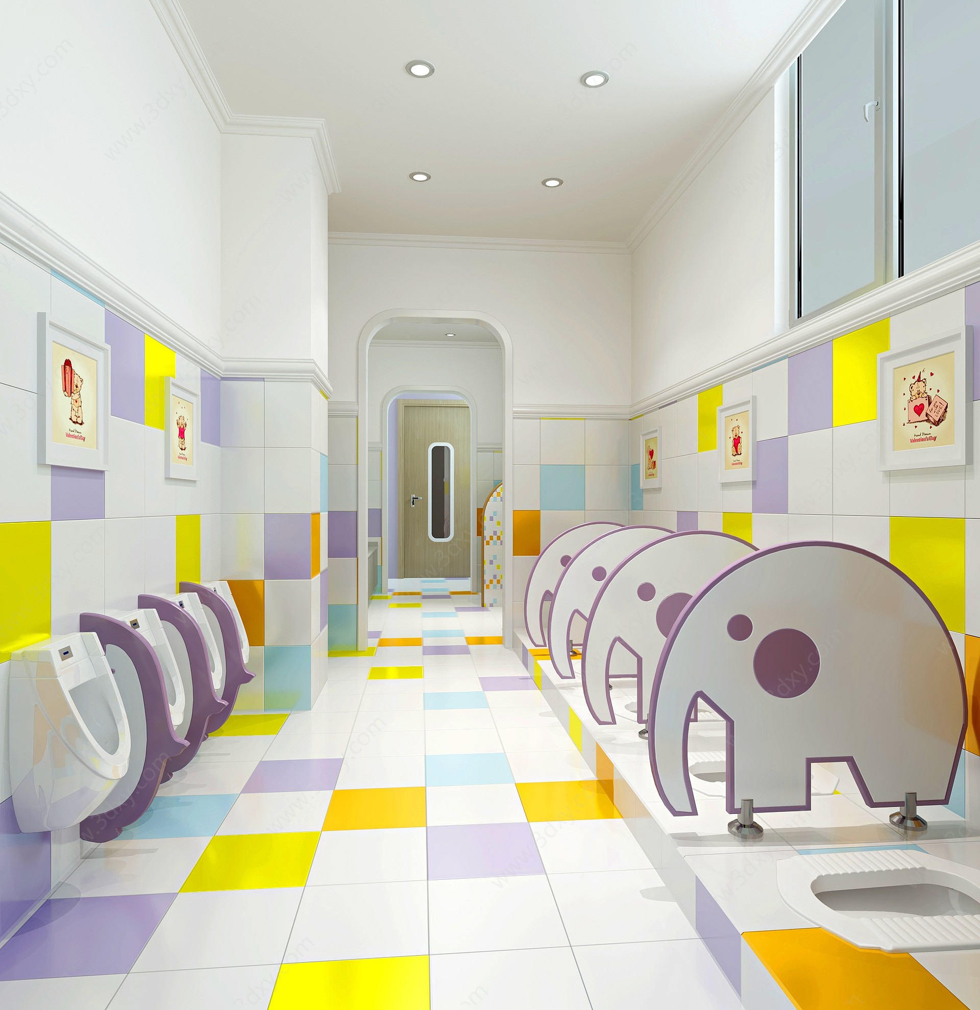 儿童卫生间3D模型