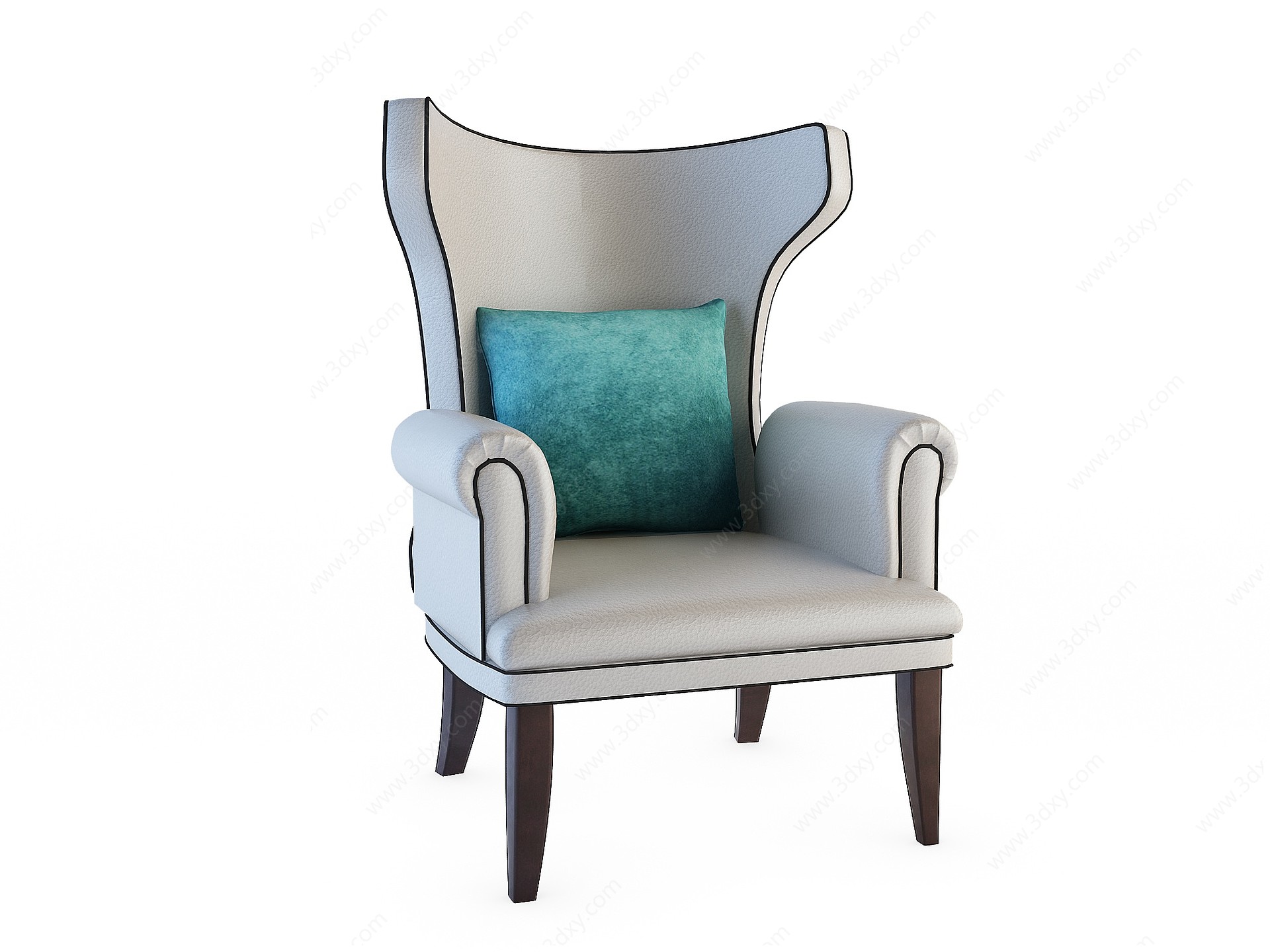 单人沙发椅3D模型