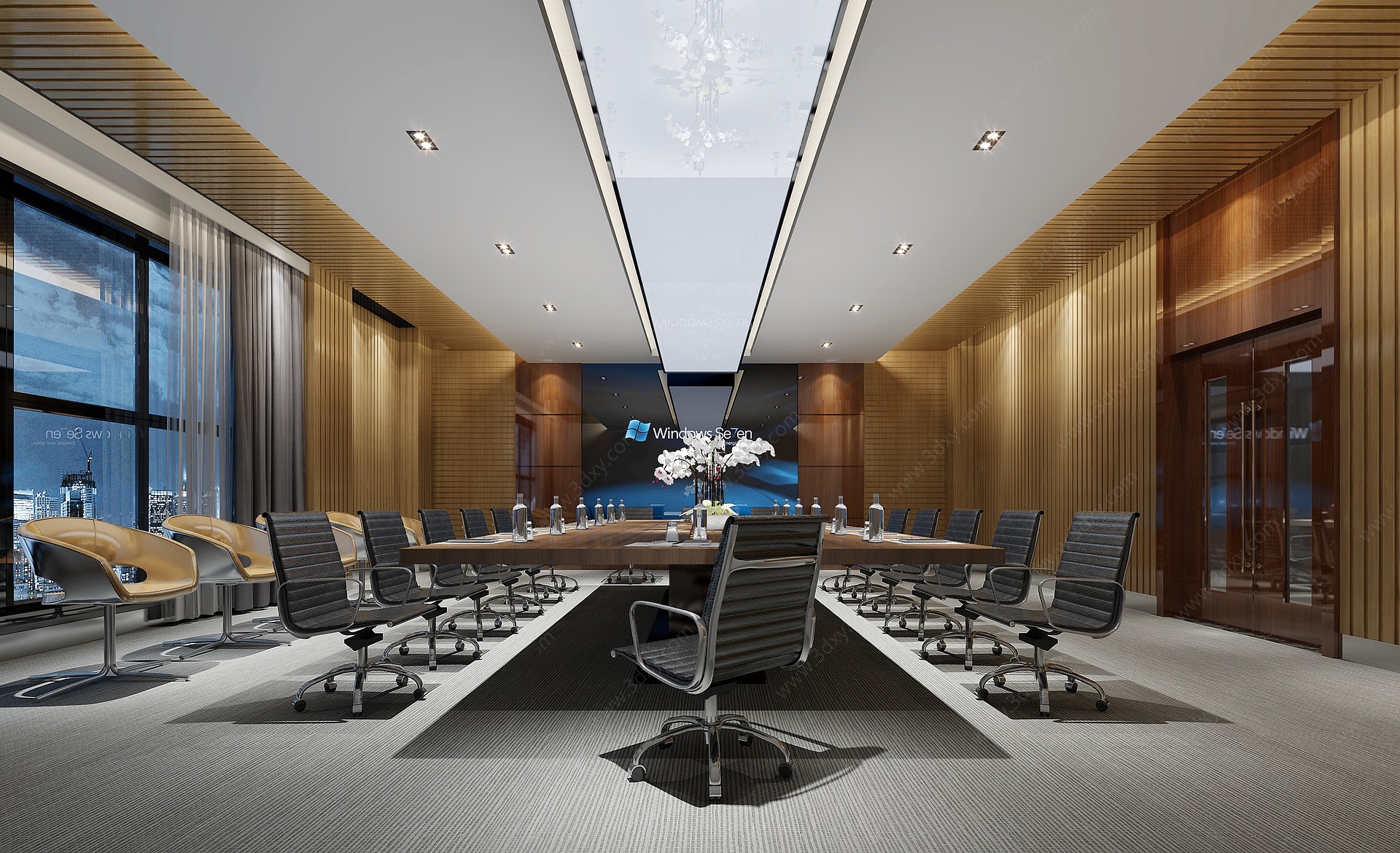 会议室报告厅3D模型