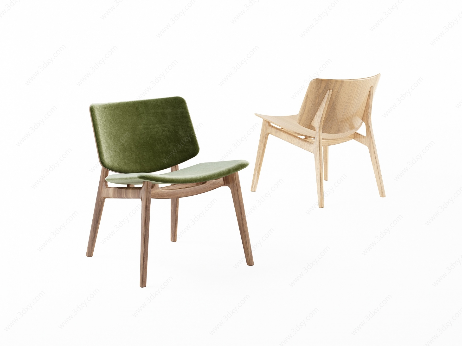 现代休闲椅单人椅3D模型