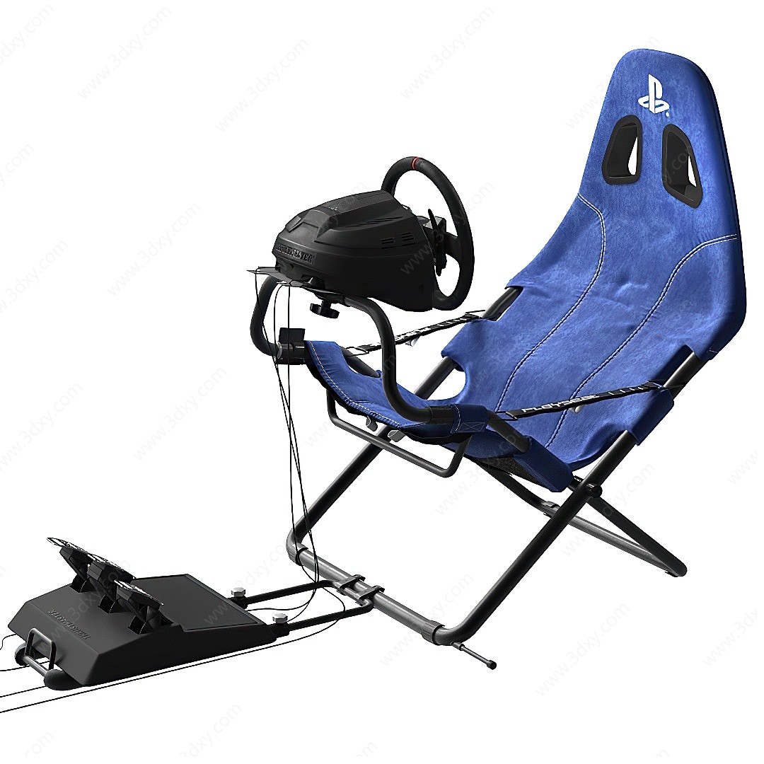 现代游戏椅子3D模型