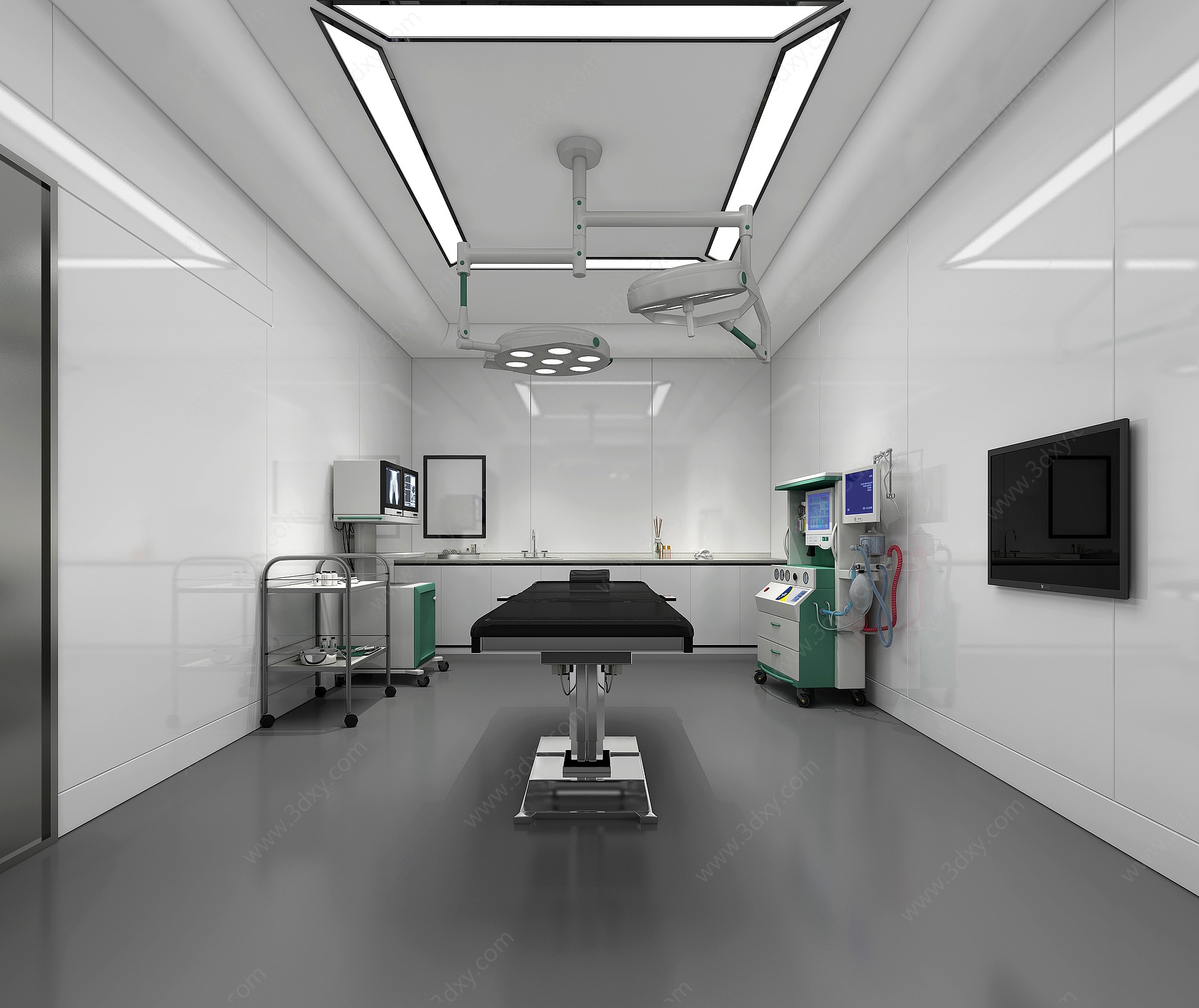 现代医院手术室3D模型