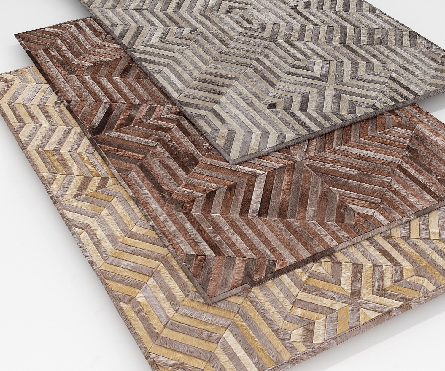 简欧北欧地毯现代地毯3D模型