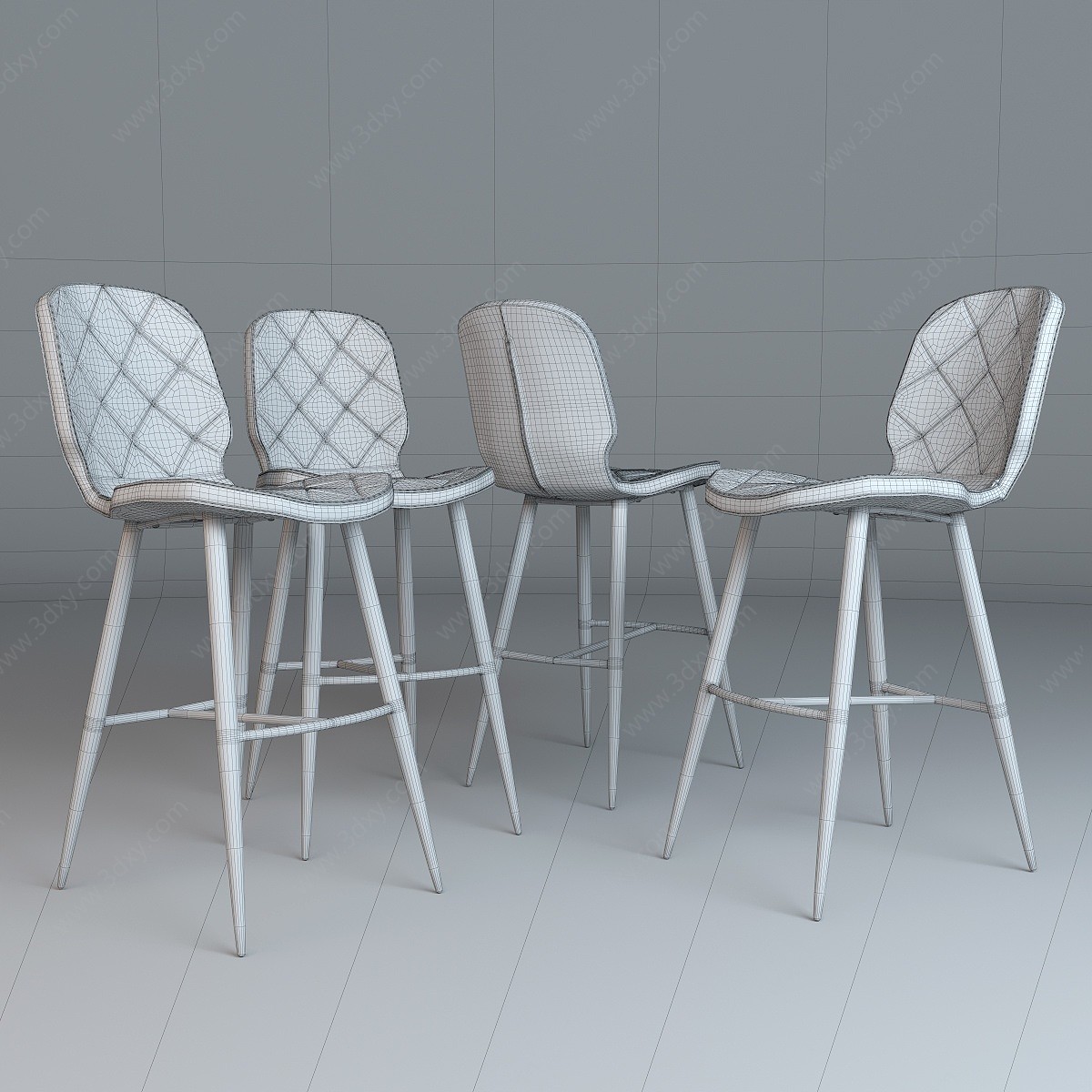 现代吧椅椅子吧椅3D模型