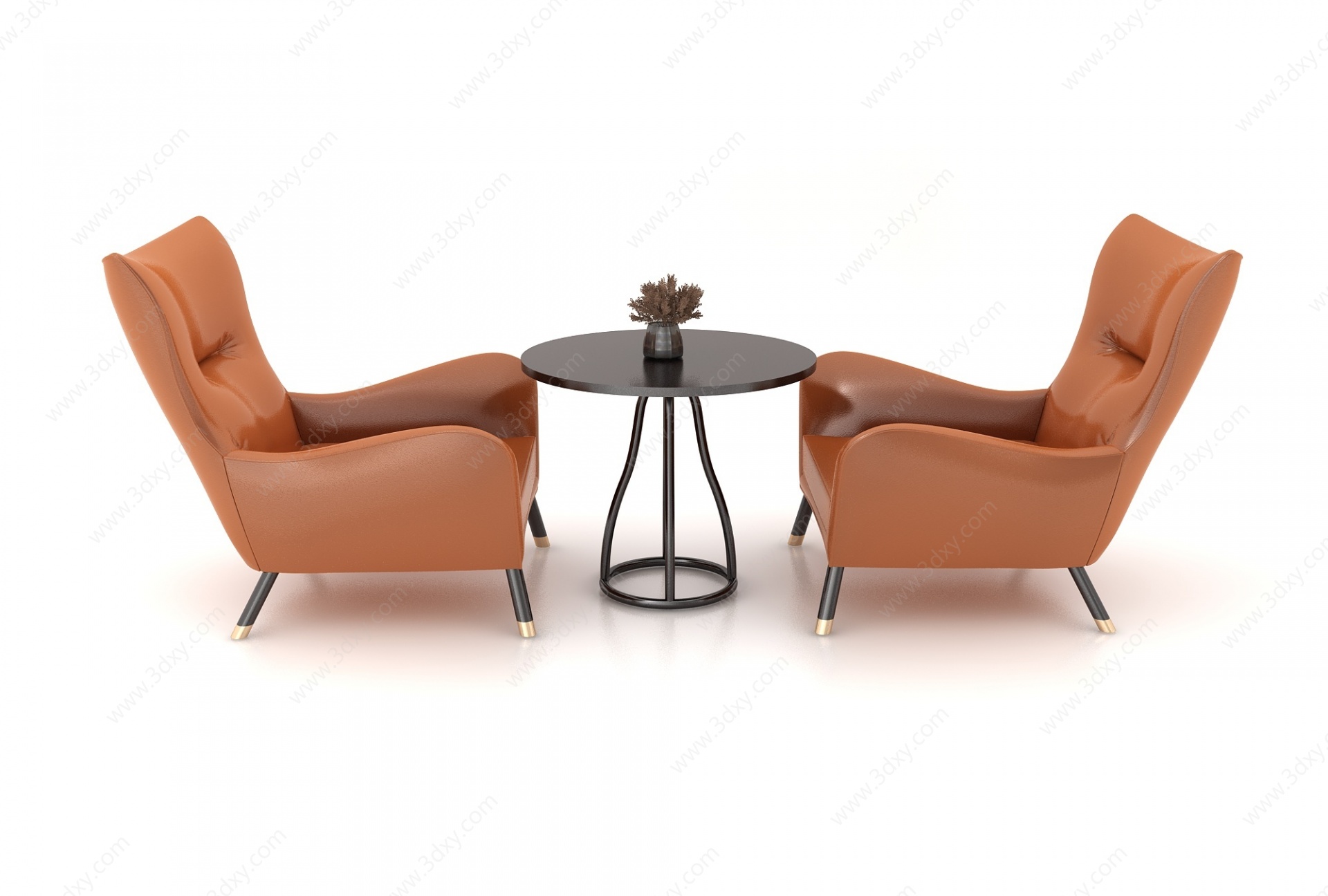 现代风格休闲沙发3D模型
