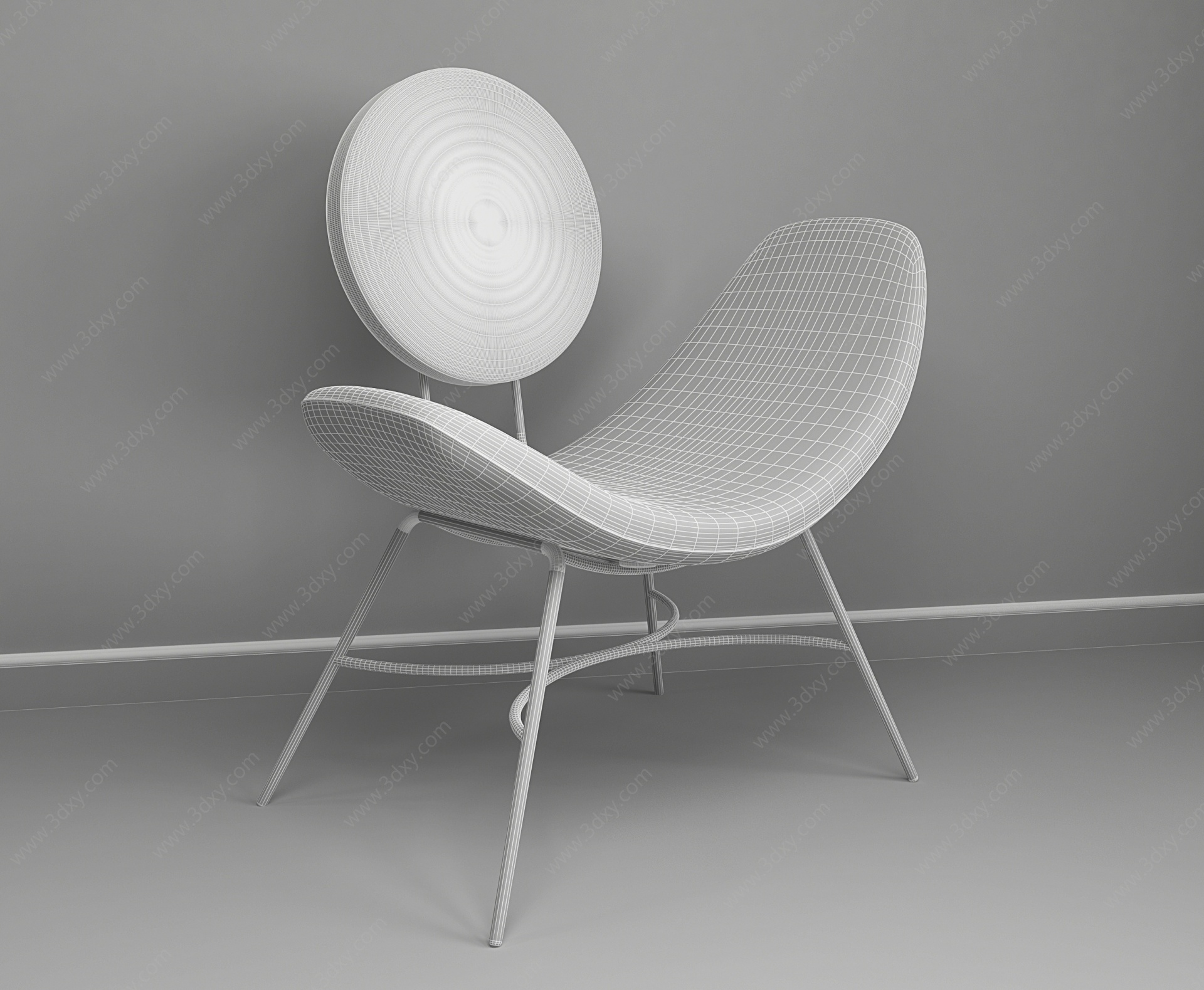 后现代沙发椅3D模型