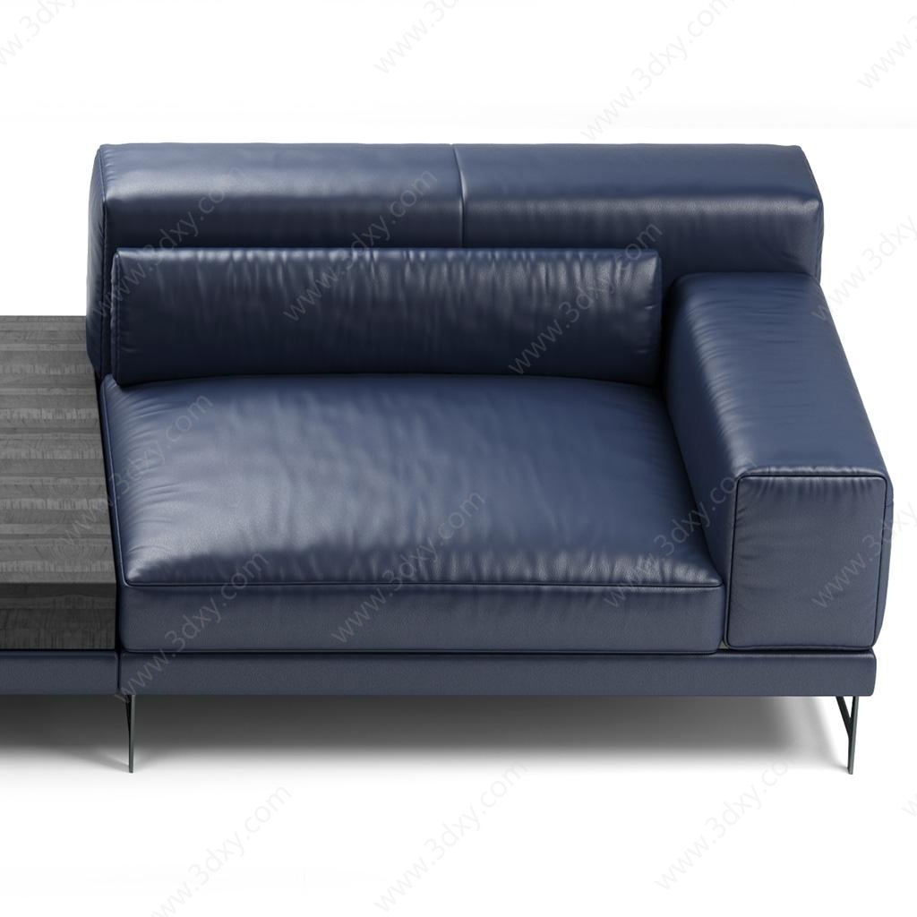 现代沙发多人沙发3D模型