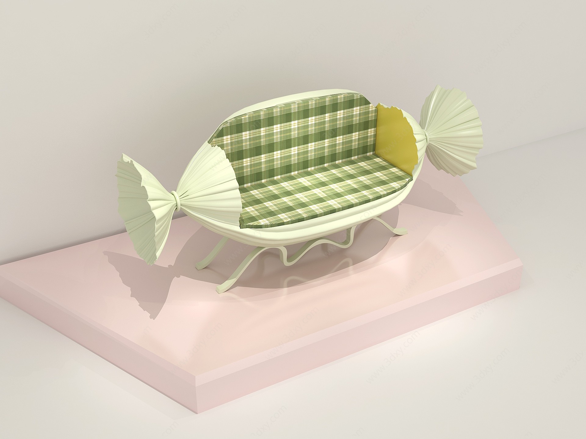 现代户外椅3D模型