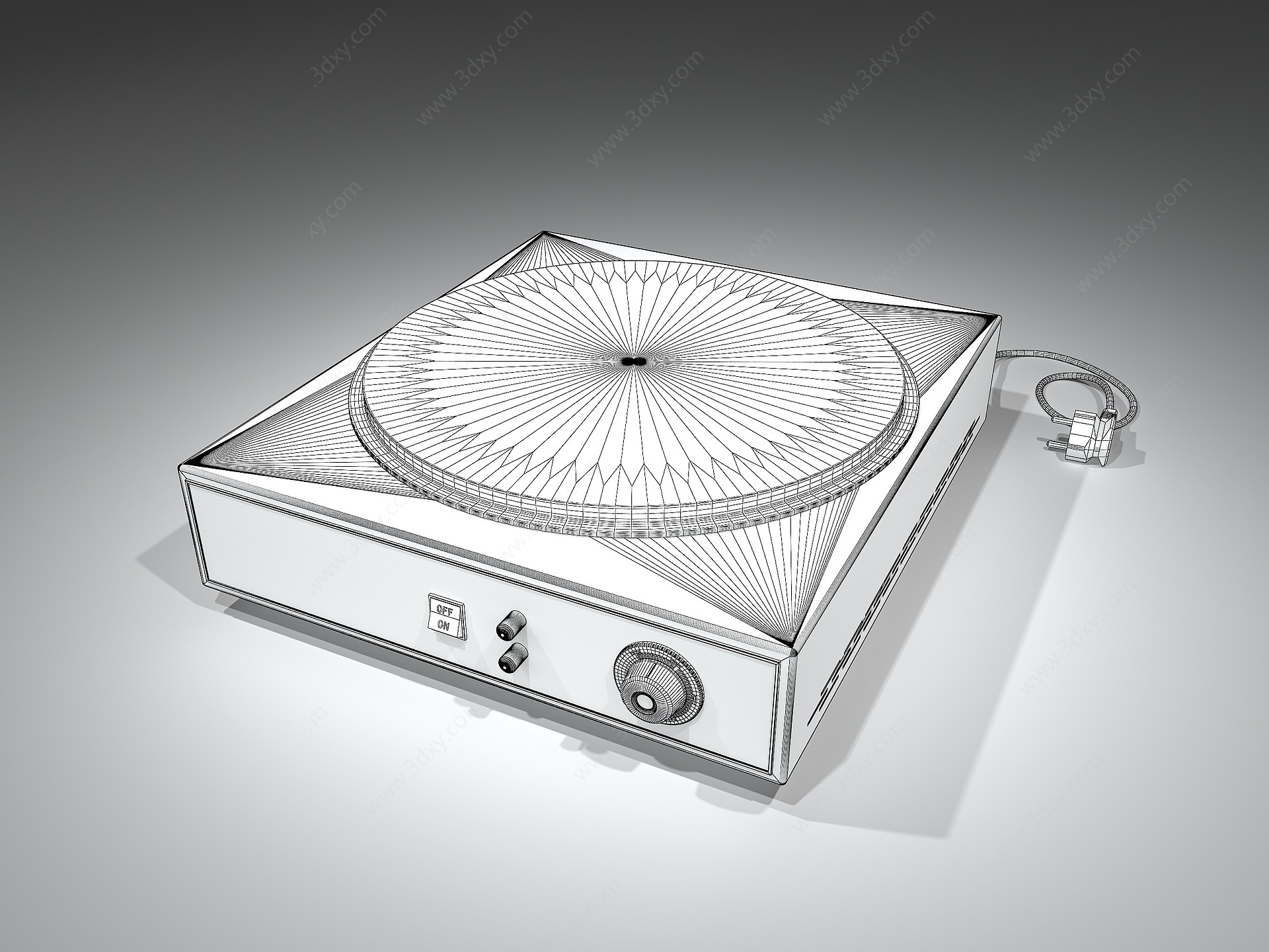 现代厨房煎饼机设备3D模型