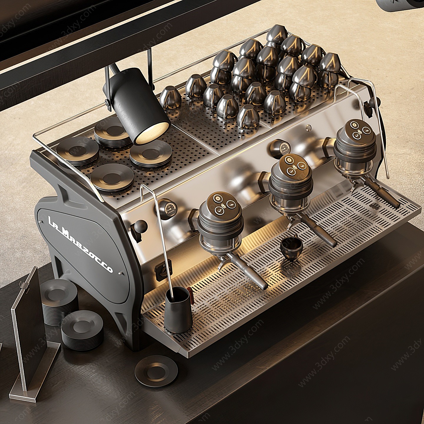 现代咖啡机3D模型