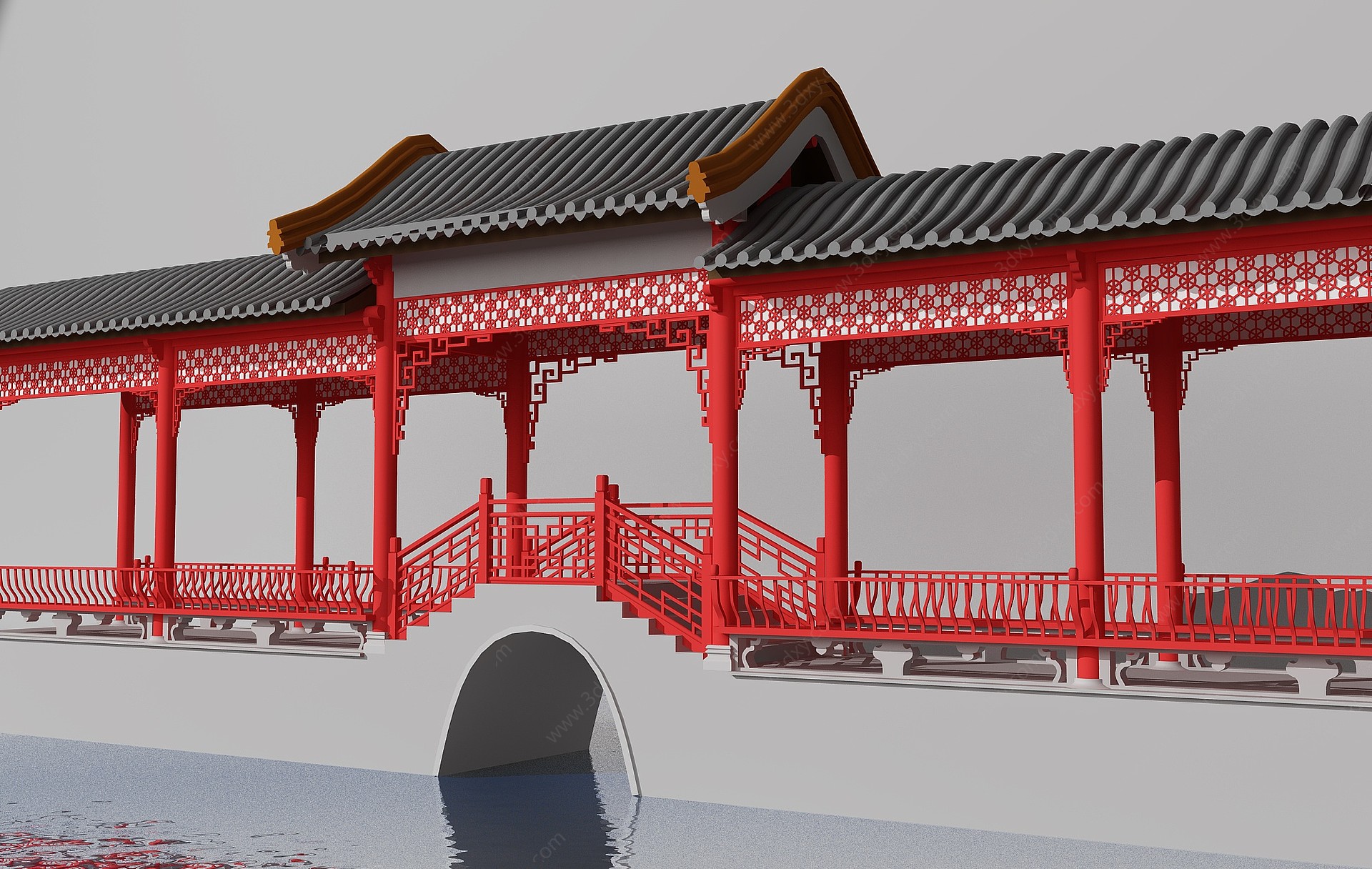 中式古建3D模型