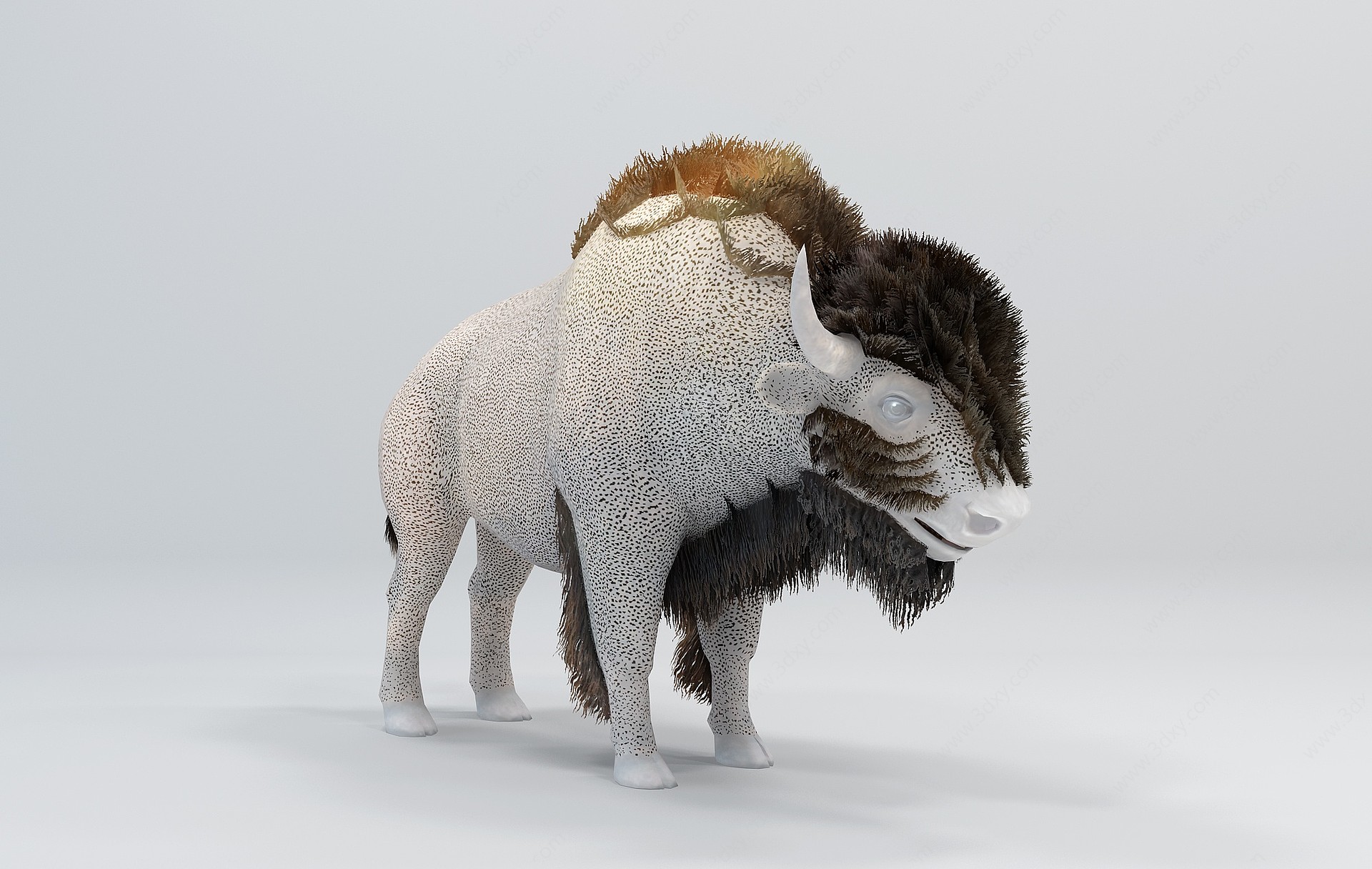 现代动物3D模型
