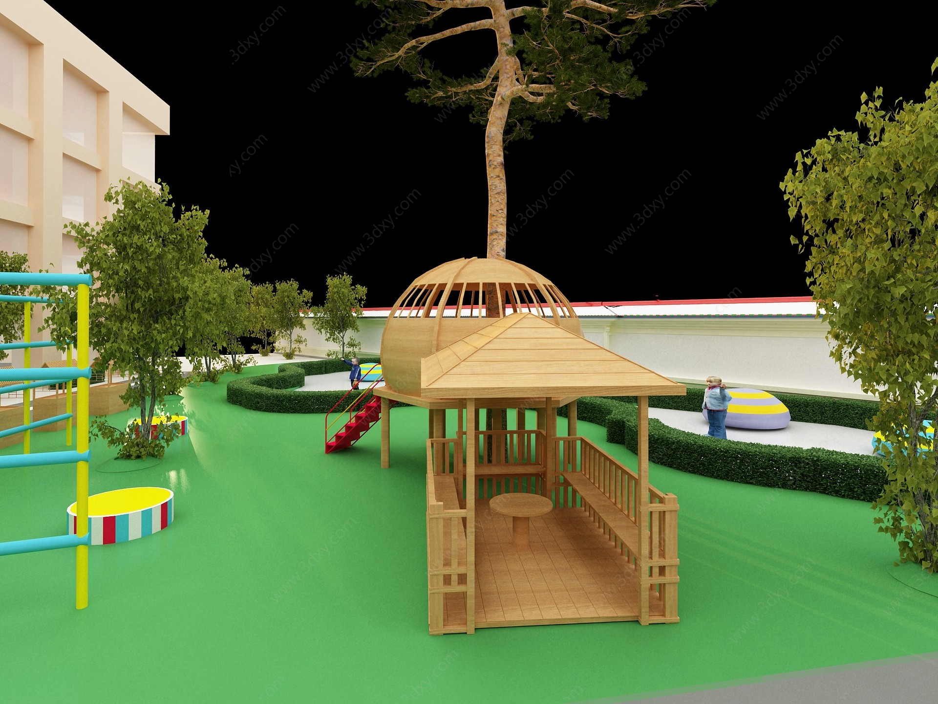 幼儿园景观设计3D模型