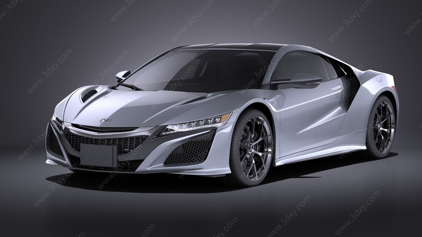 现代本田讴歌NEX跑车汽车3D模型
