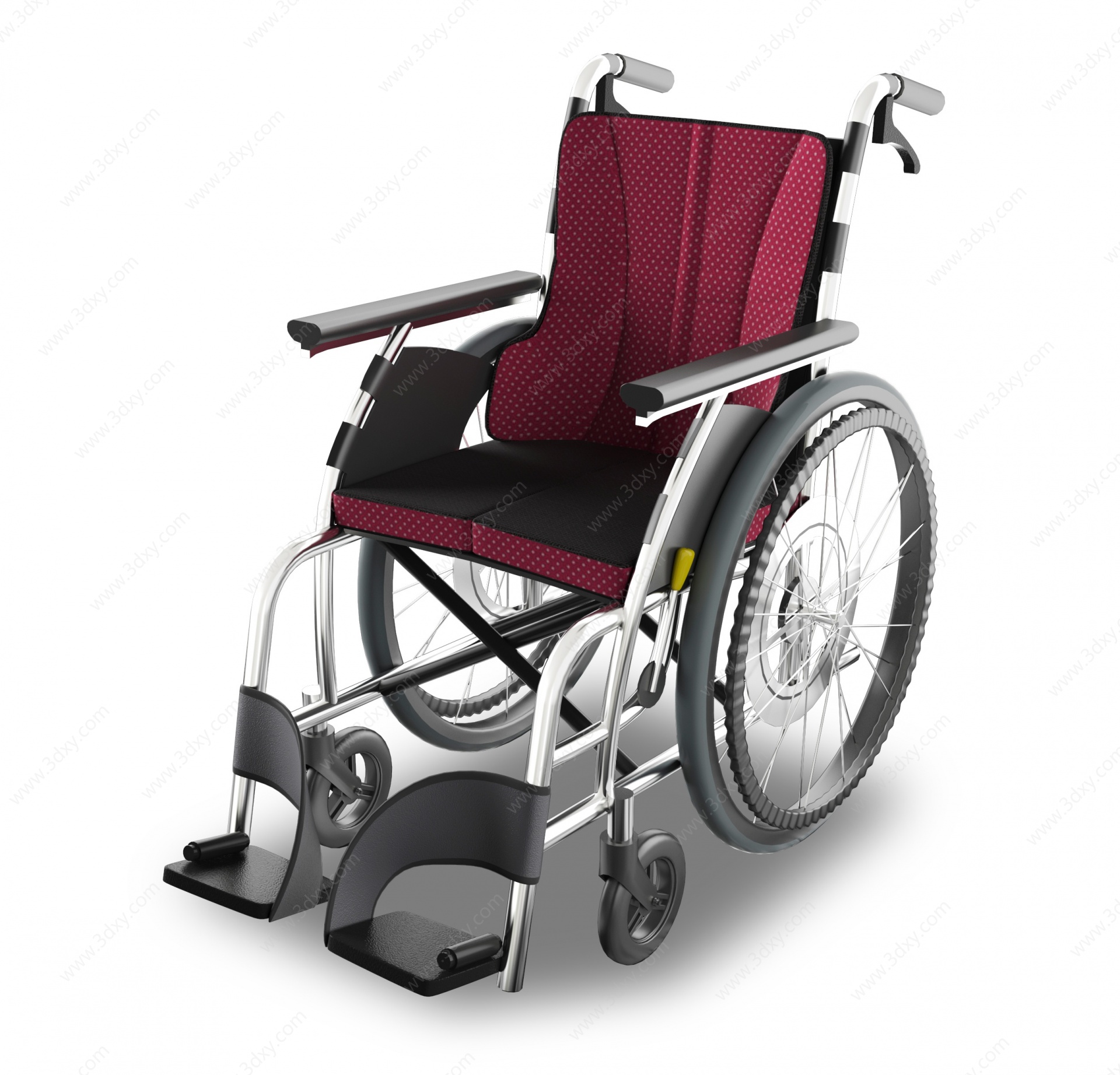 现代轮椅3D模型