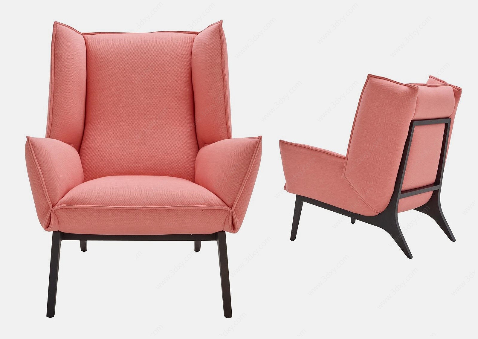 北欧沙发休闲椅3D模型
