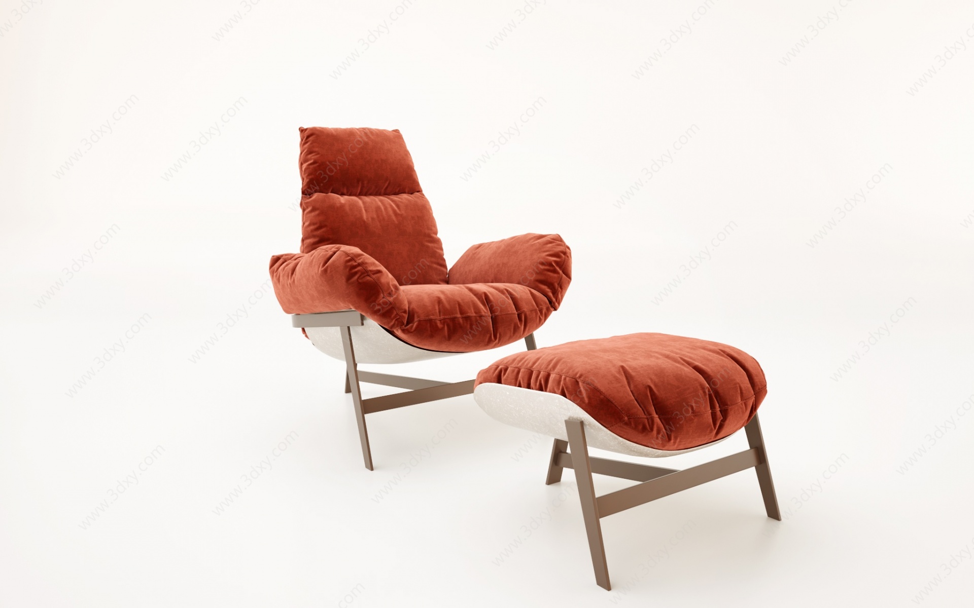 现代丘比特休闲沙发3D模型