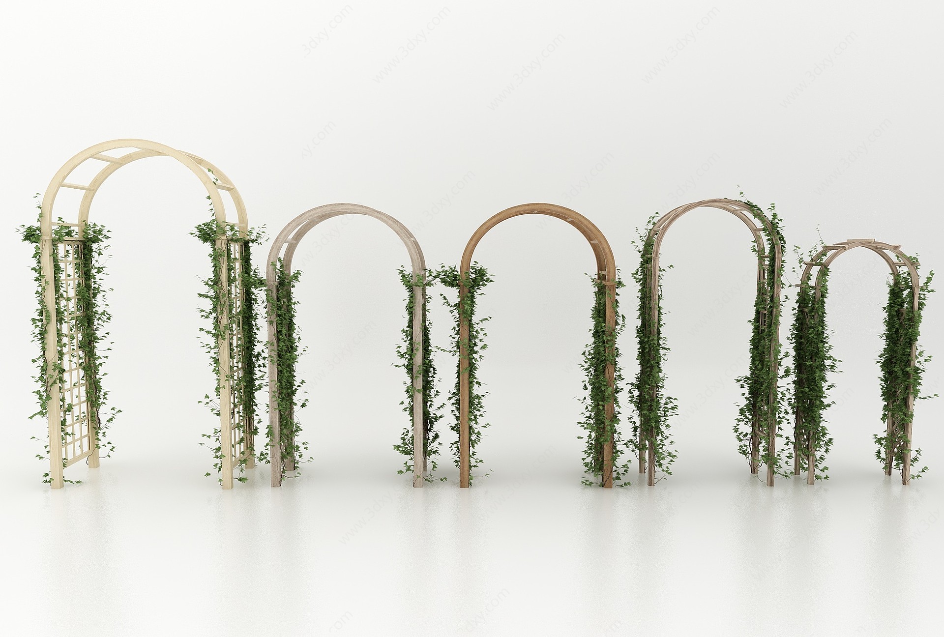 现代风格植物架3D模型
