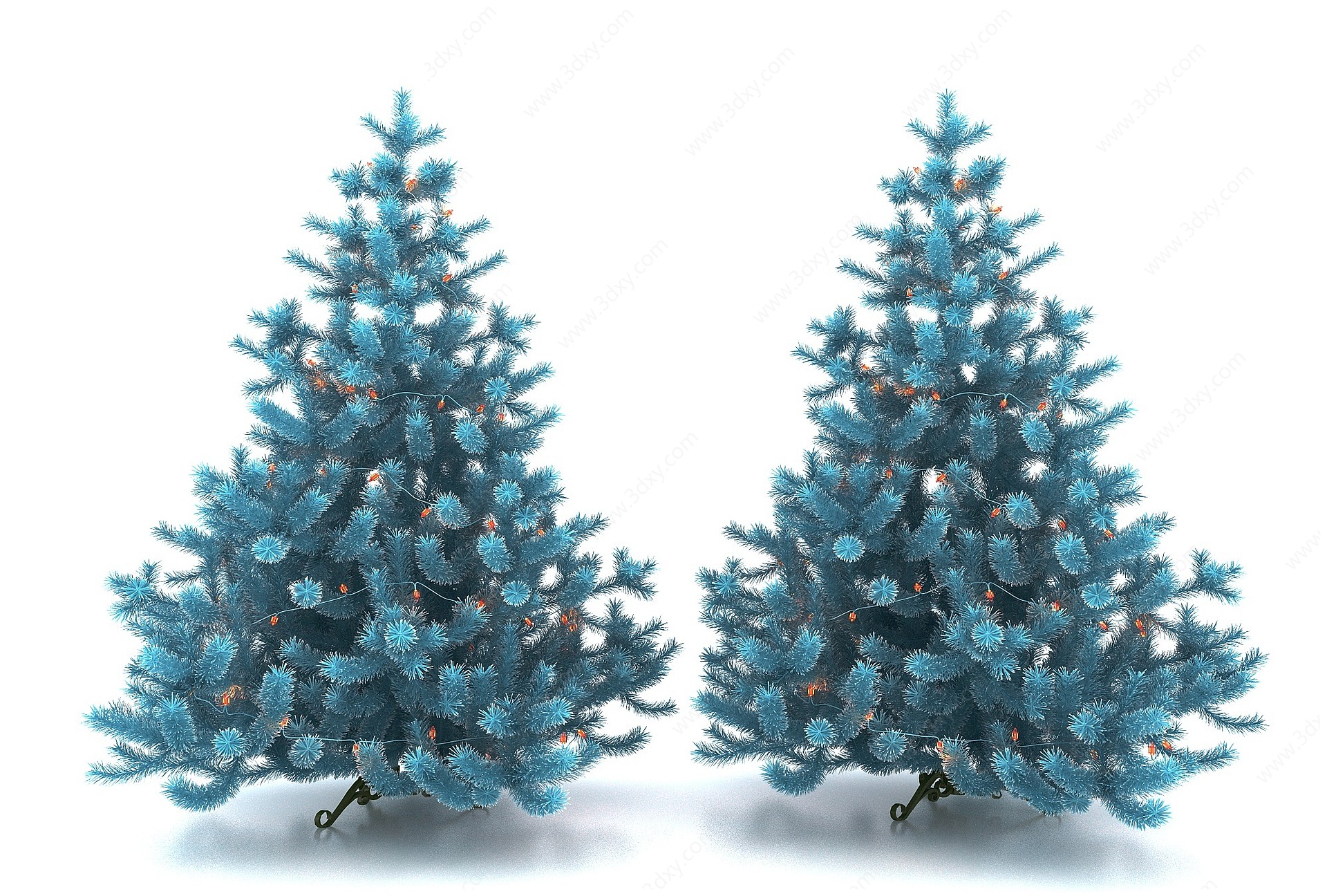 现代风格圣诞树3D模型