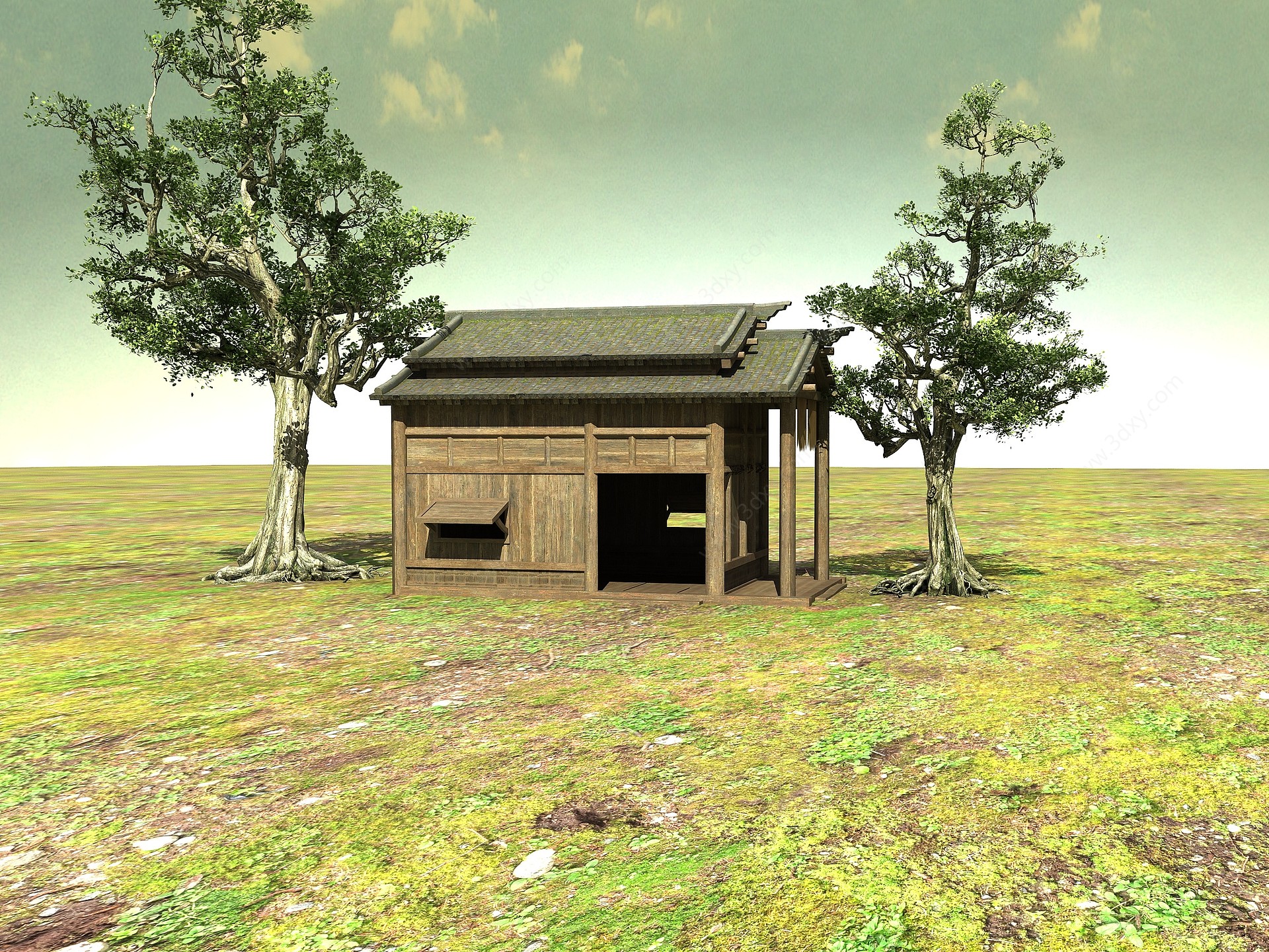 乡村规划模型乡村文化系列3D模型