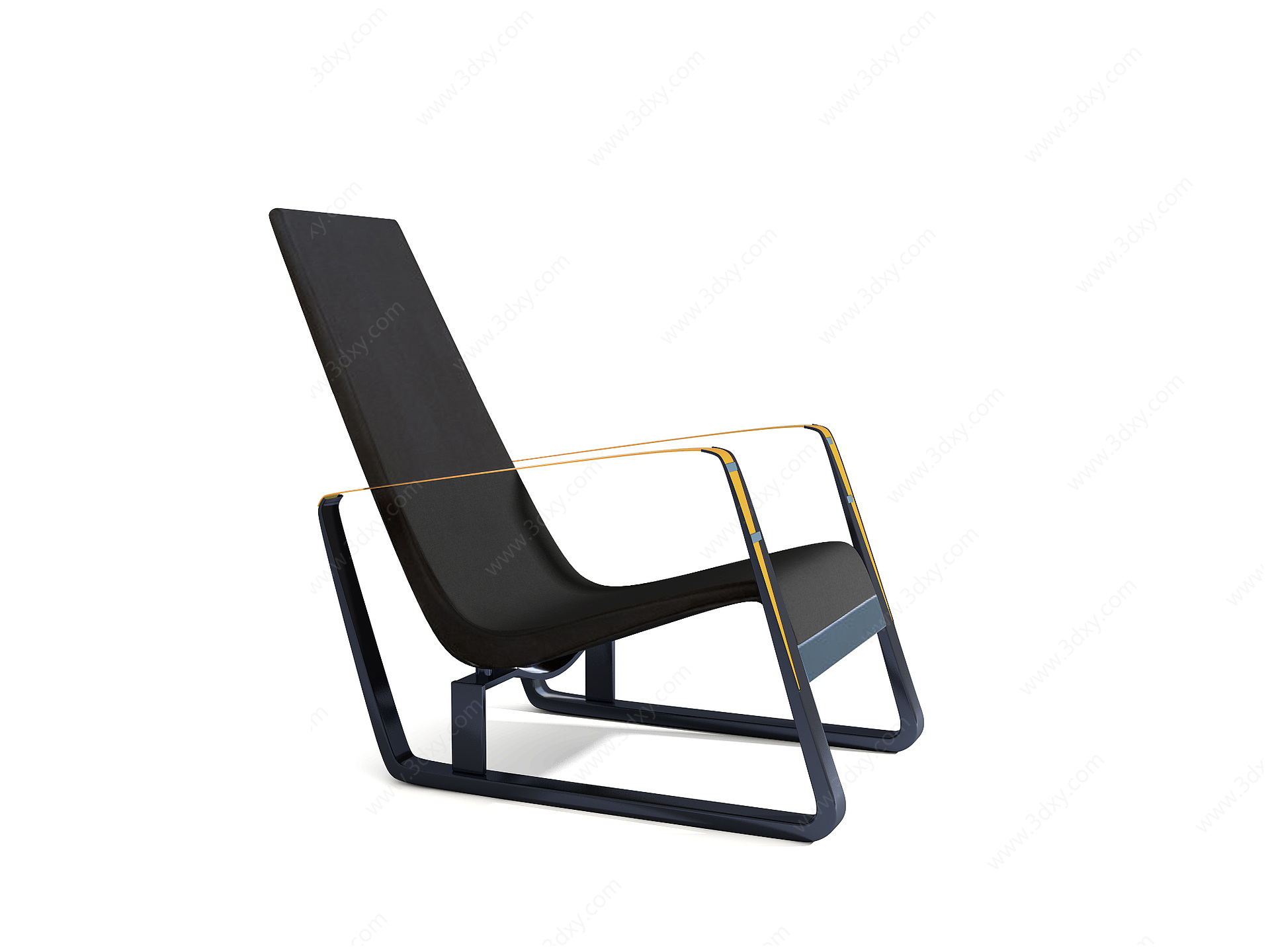 现代休闲椅躺椅椅子3D模型