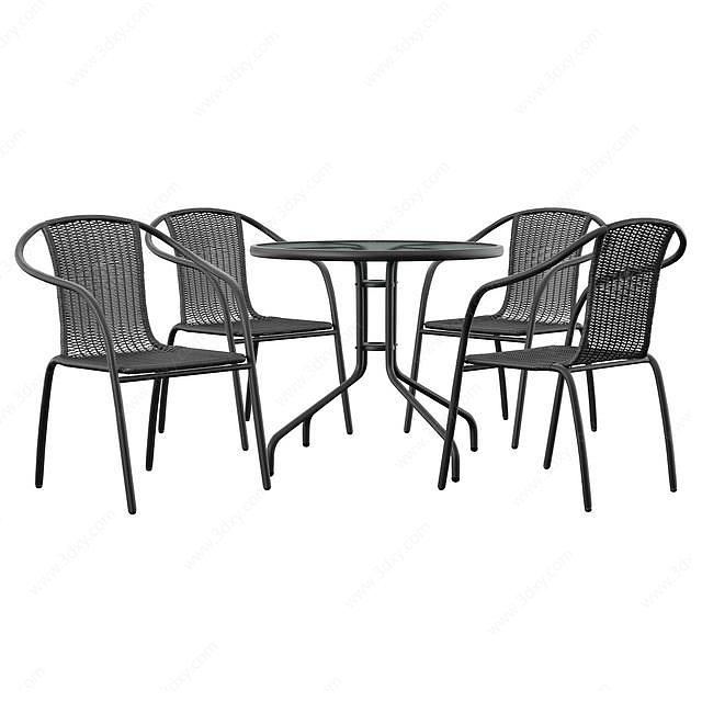 餐桌椅3D模型