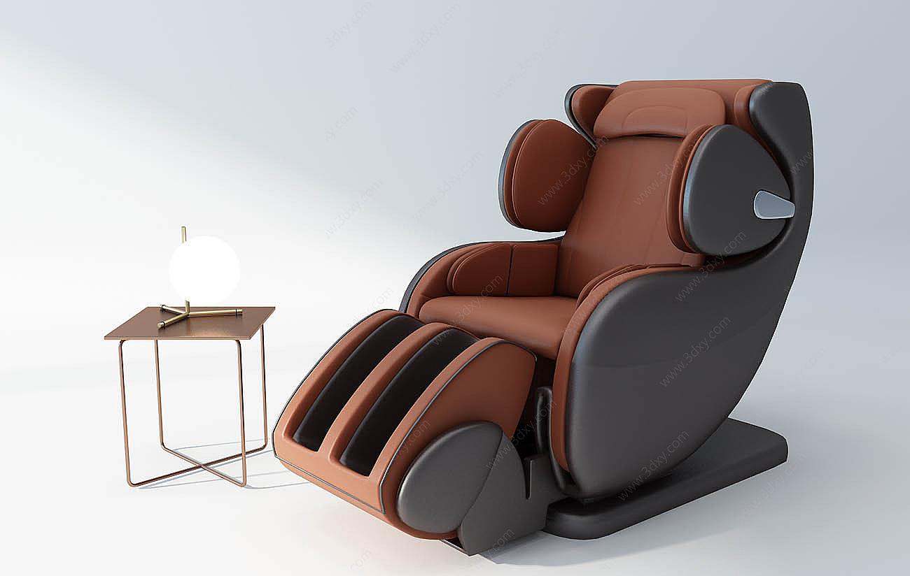 现代按摩座椅3D模型
