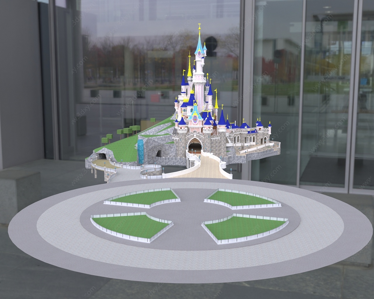 幻想城堡3D模型