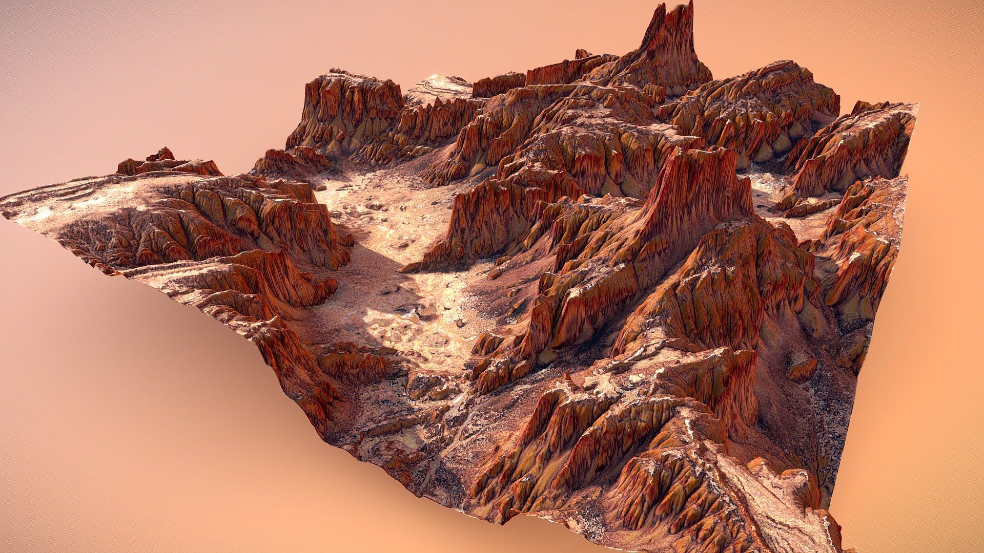 山脉3D模型