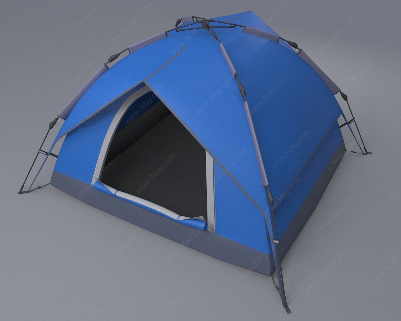 户外露营地帐篷3D模型