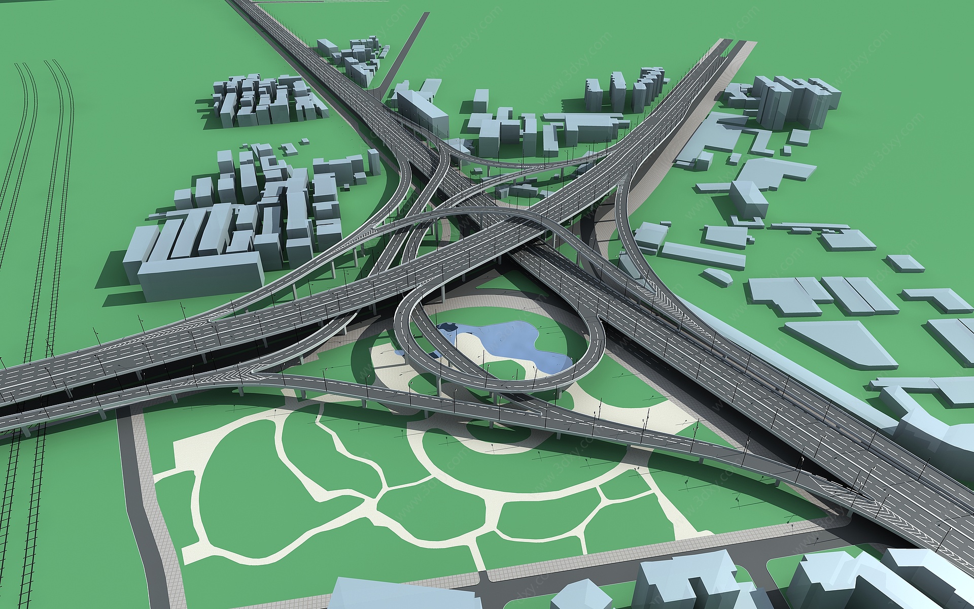 立交桥公路桥大桥3D模型