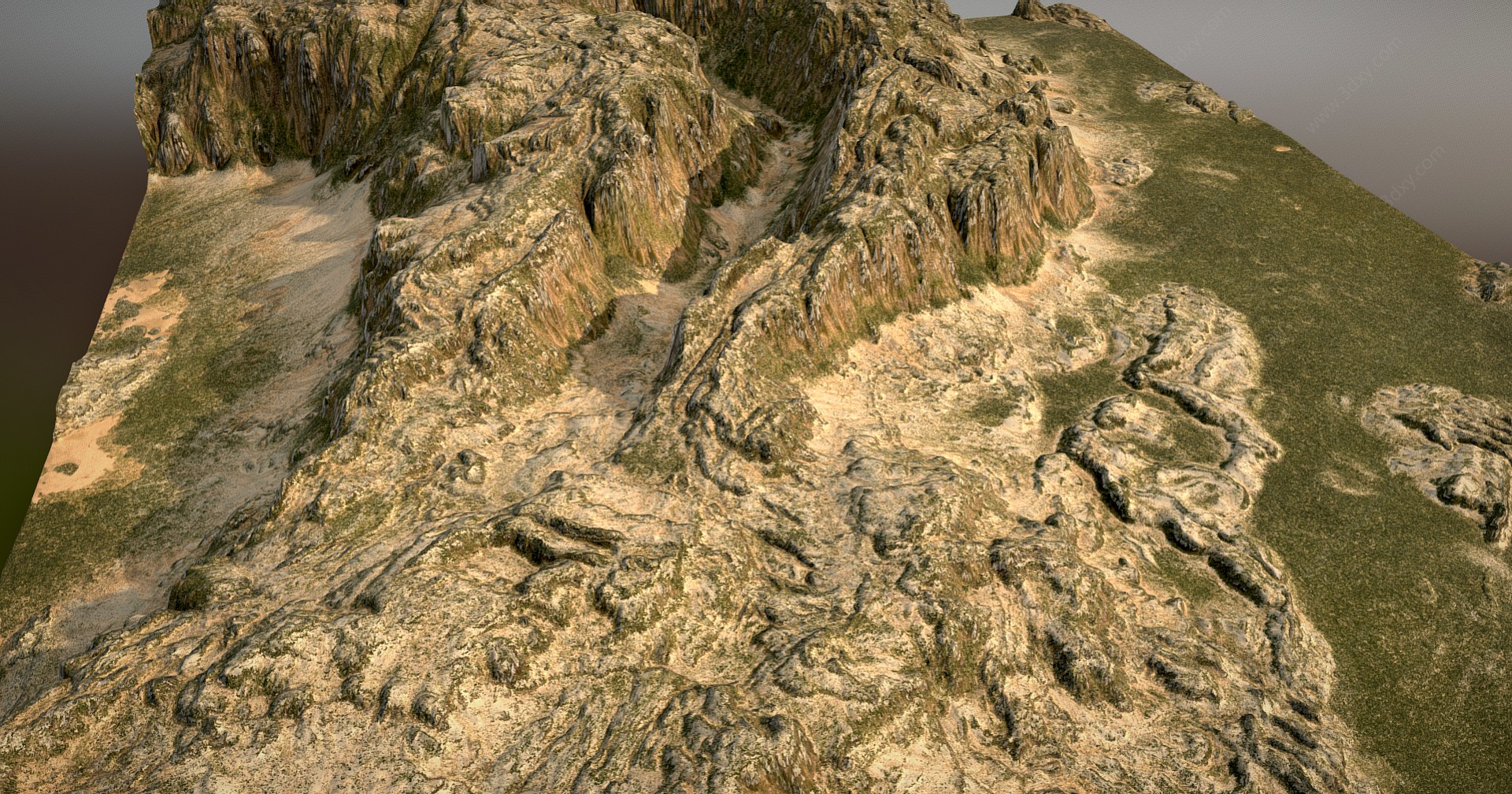 现代山脉3D模型