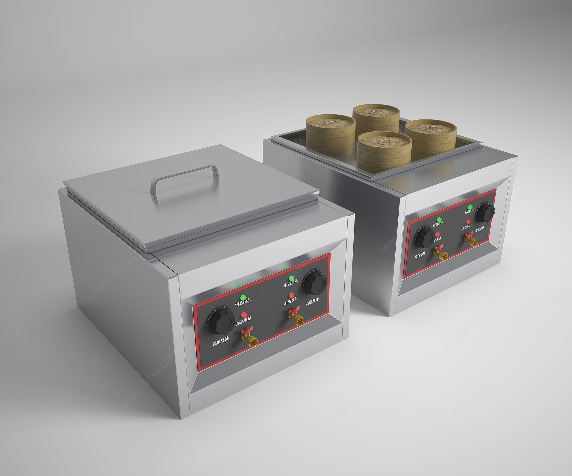 现代蒸包炉3D模型