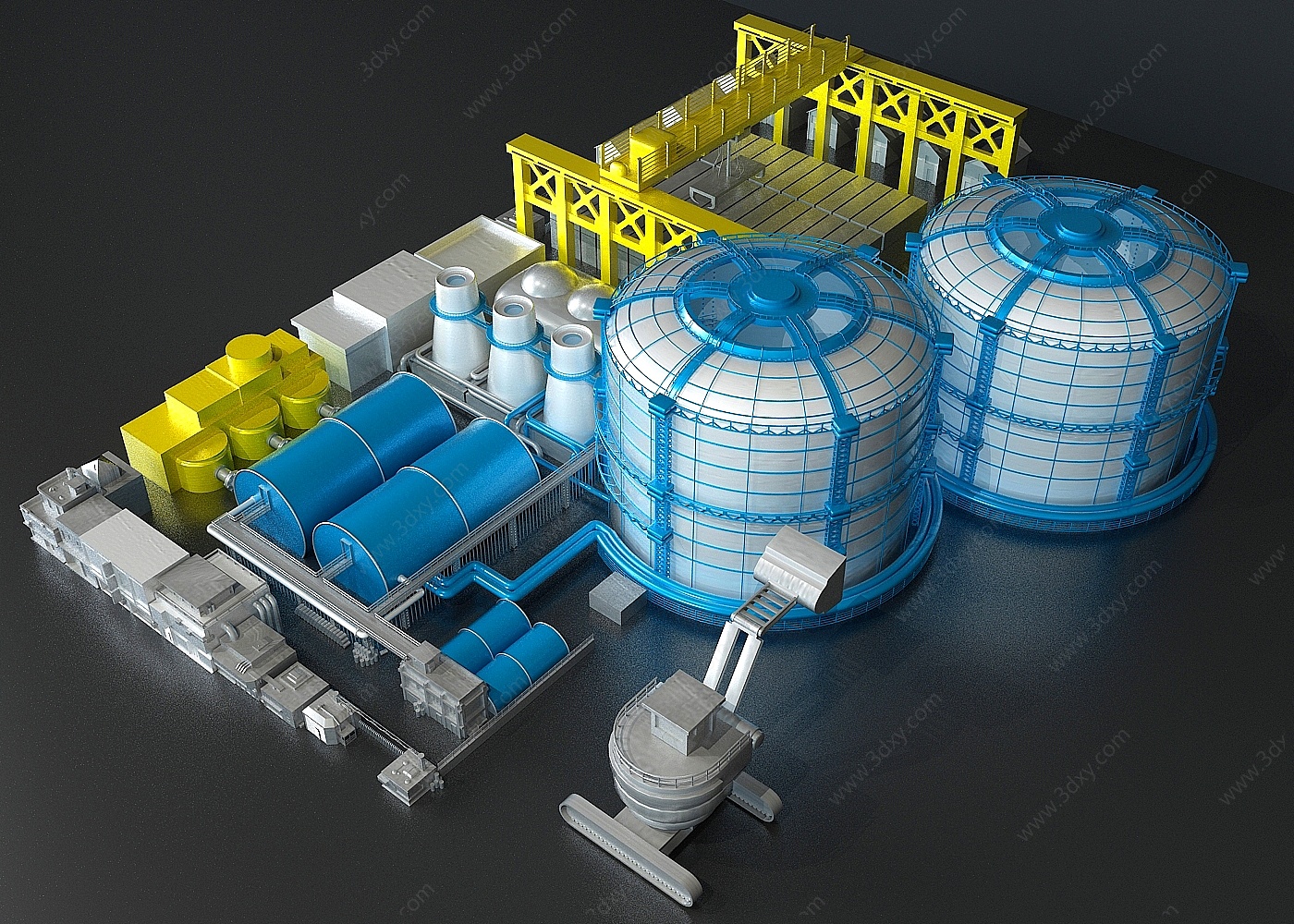 工厂3D模型