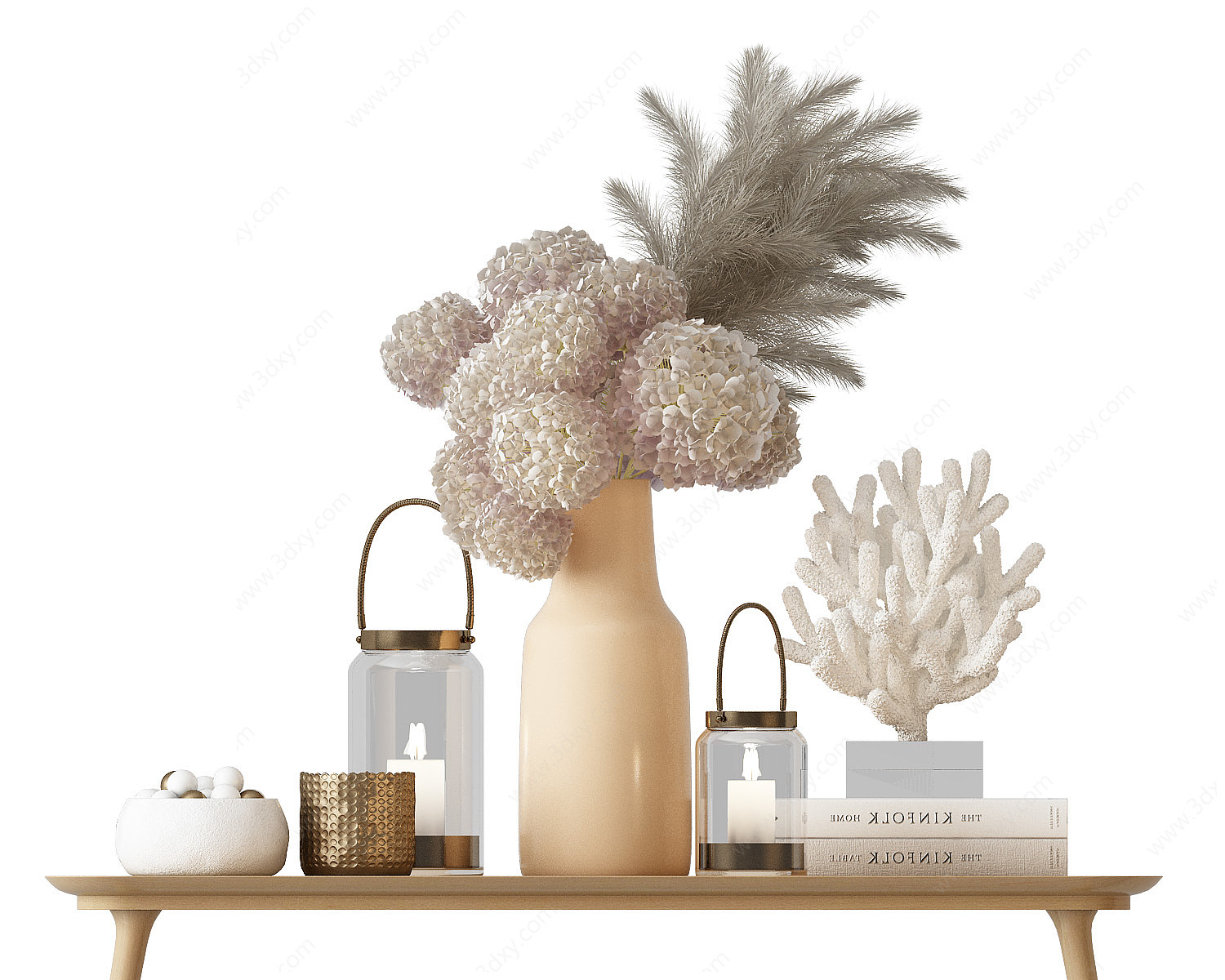 现代轻奢饰品摆件花瓶3D模型