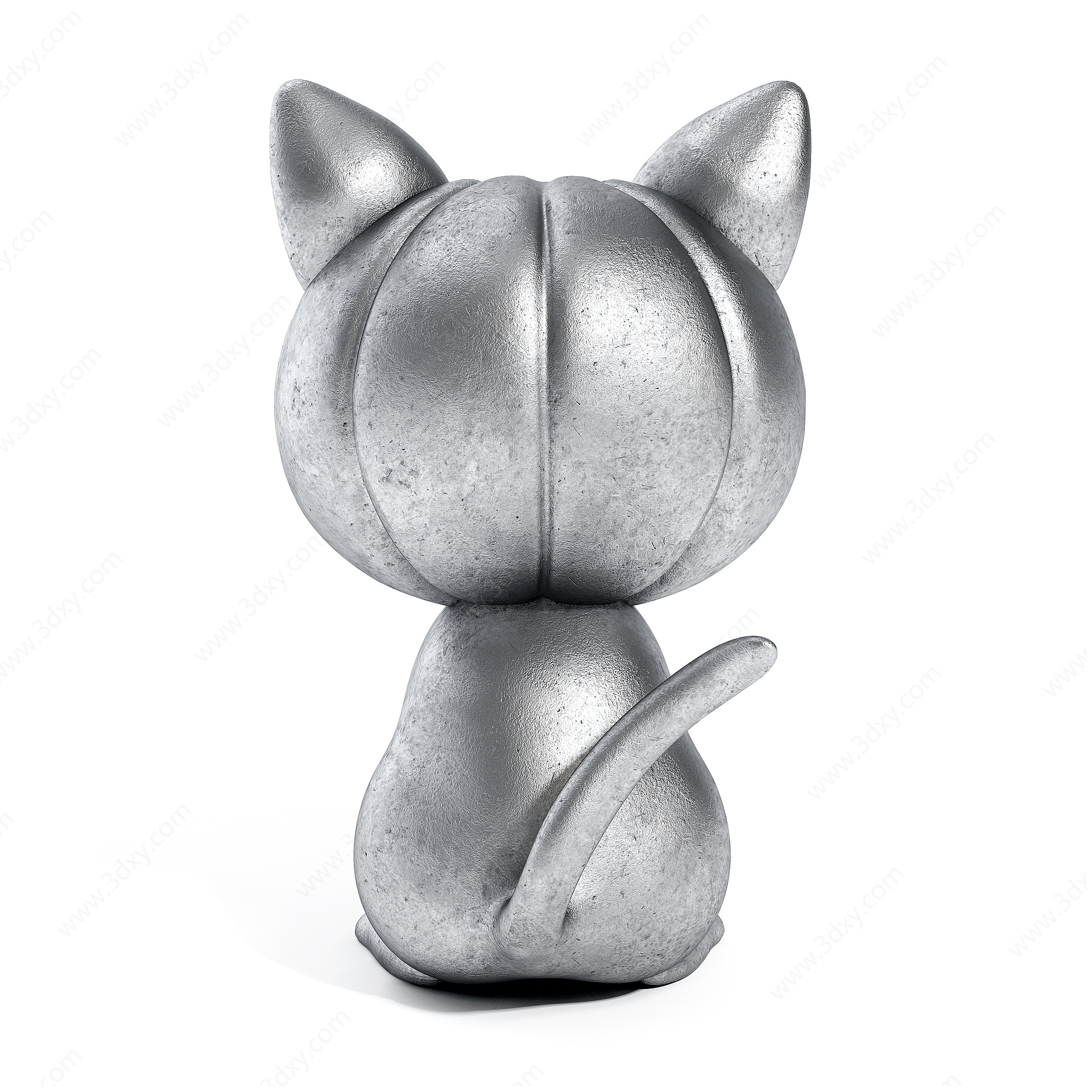 南瓜鬼头猫3D模型