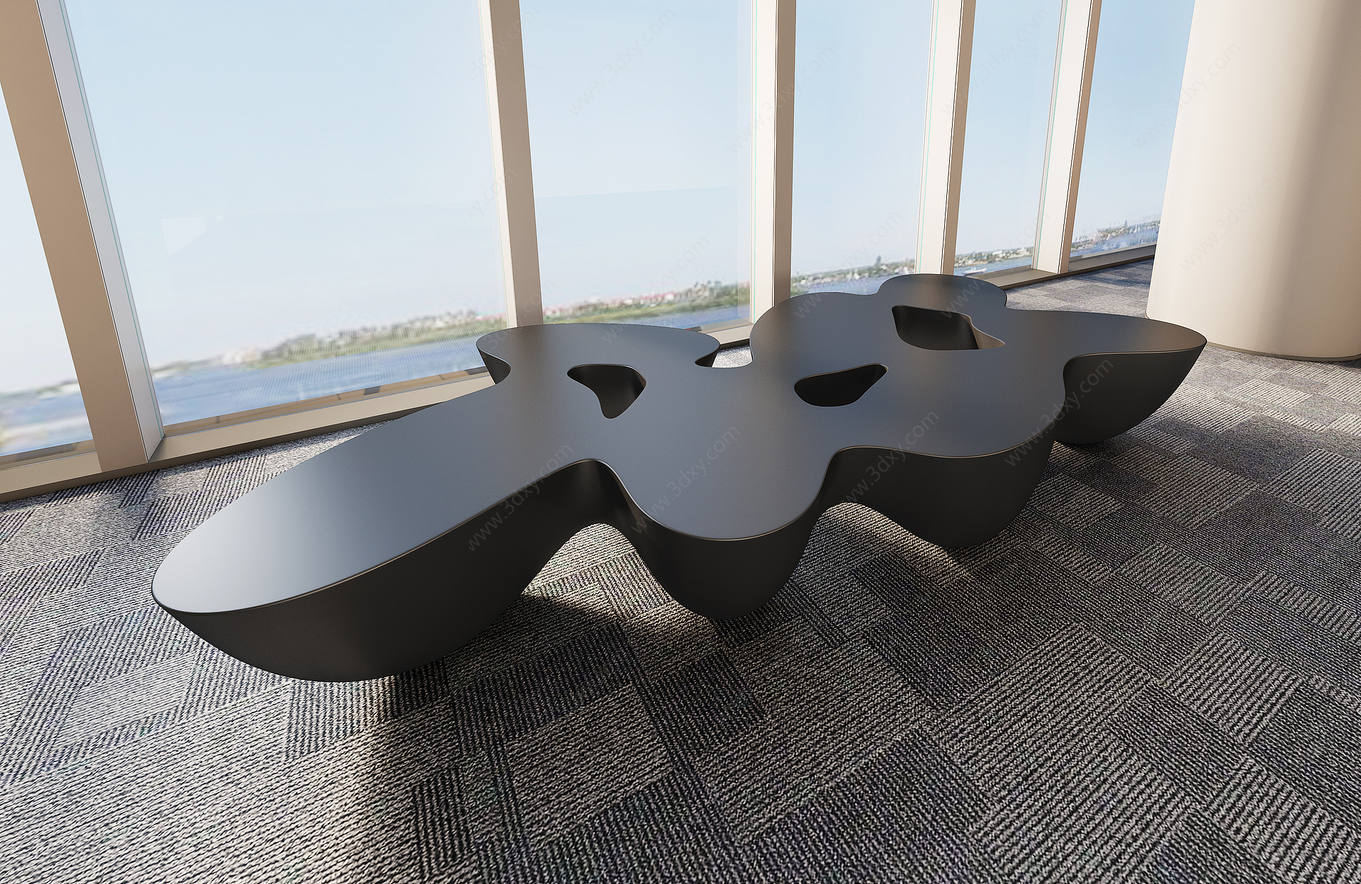 现代异形凳子3D模型
