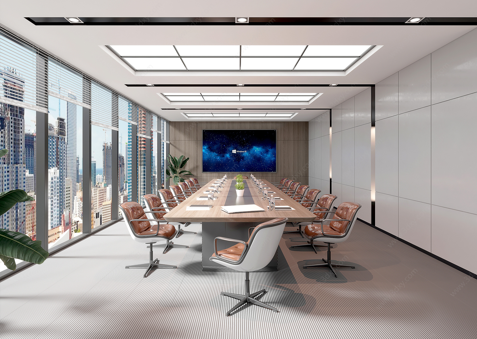 会议室会议桌椅会议桌3D模型