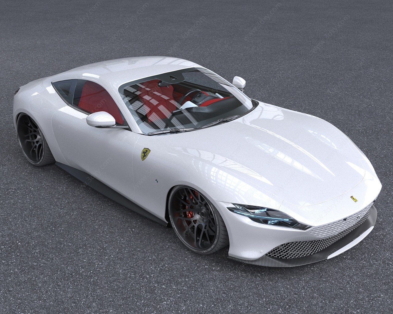 Ferrari法拉利SF90超跑3D模型