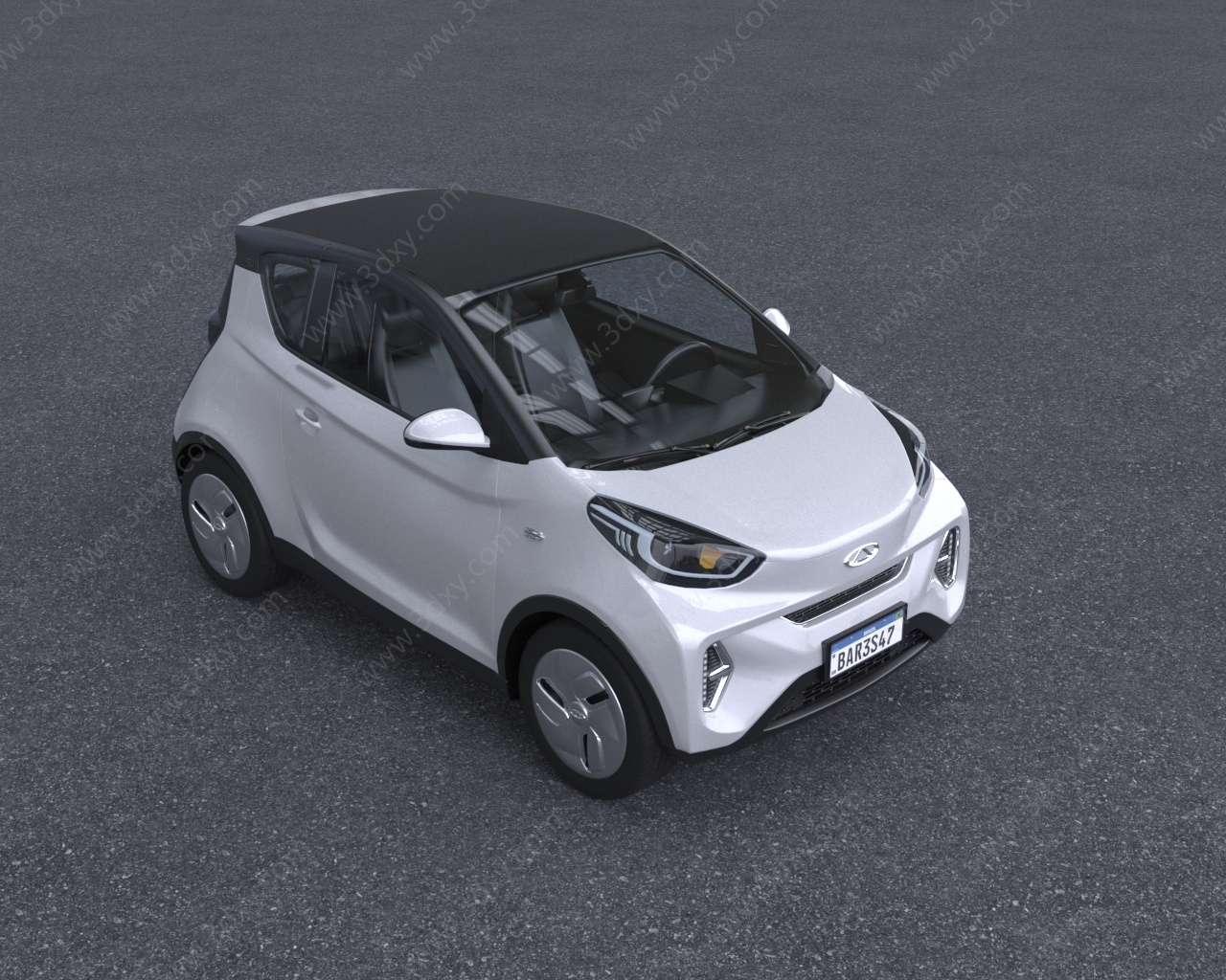 2023款奇瑞iCar汽车3D模型