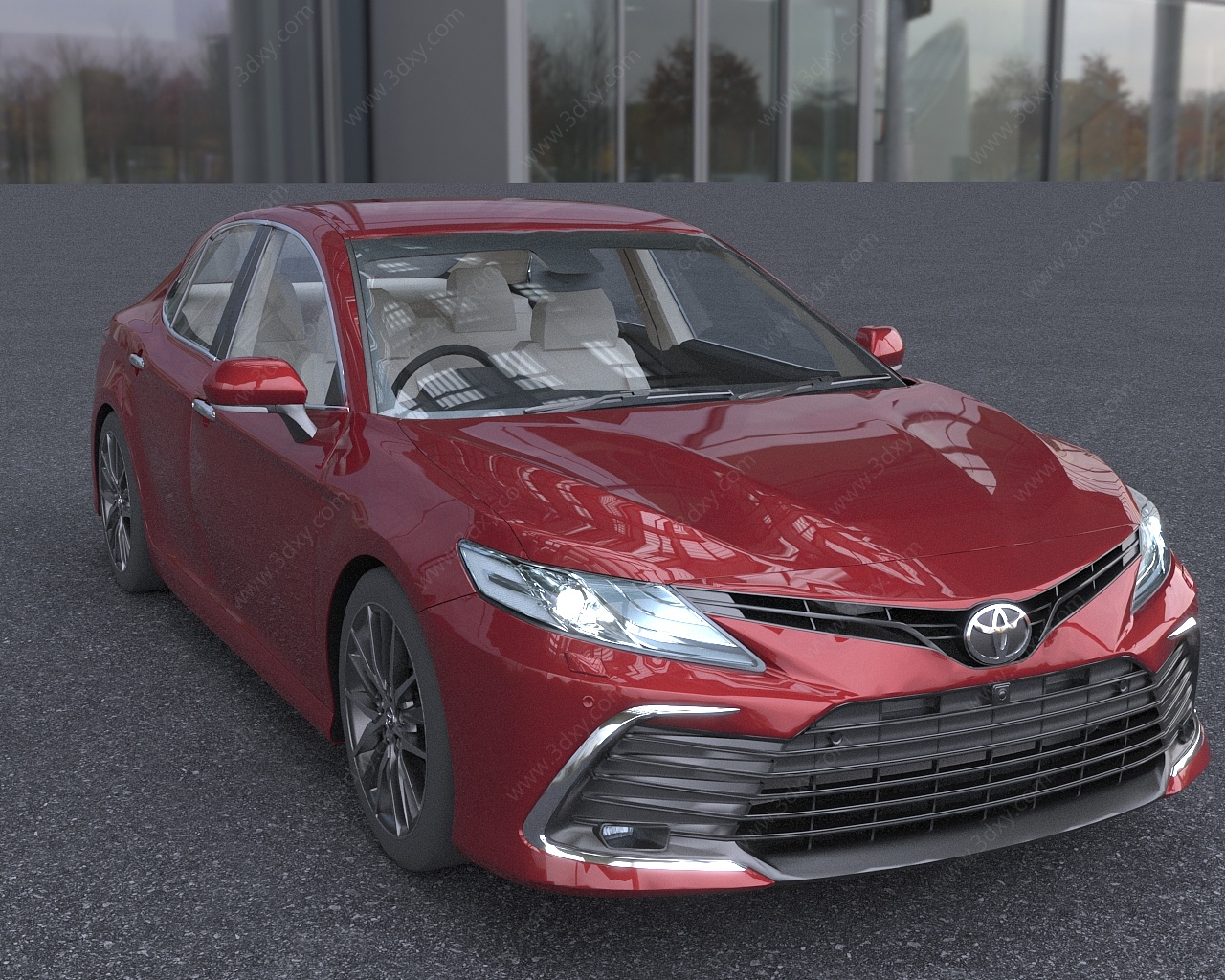2023款丰田凯美瑞汽车3D模型