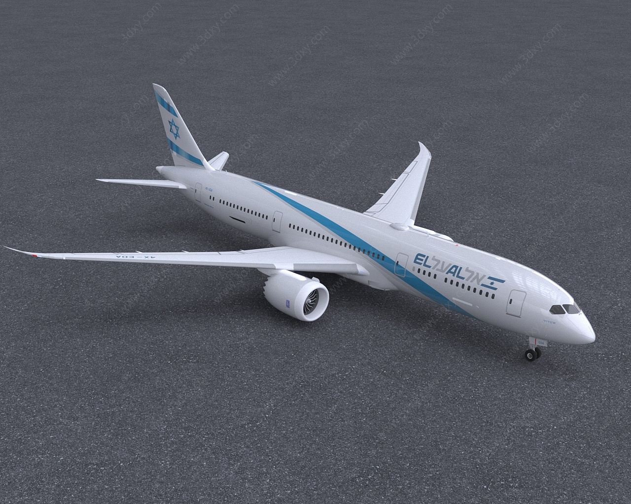 波音787梦想客机飞机3D模型